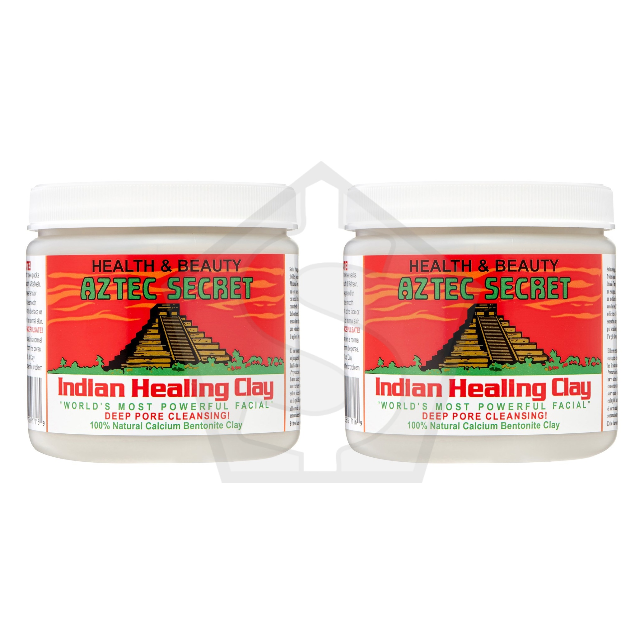 AZTEC SECRET Indian Healing Clay (1 lb) - Pack of 2