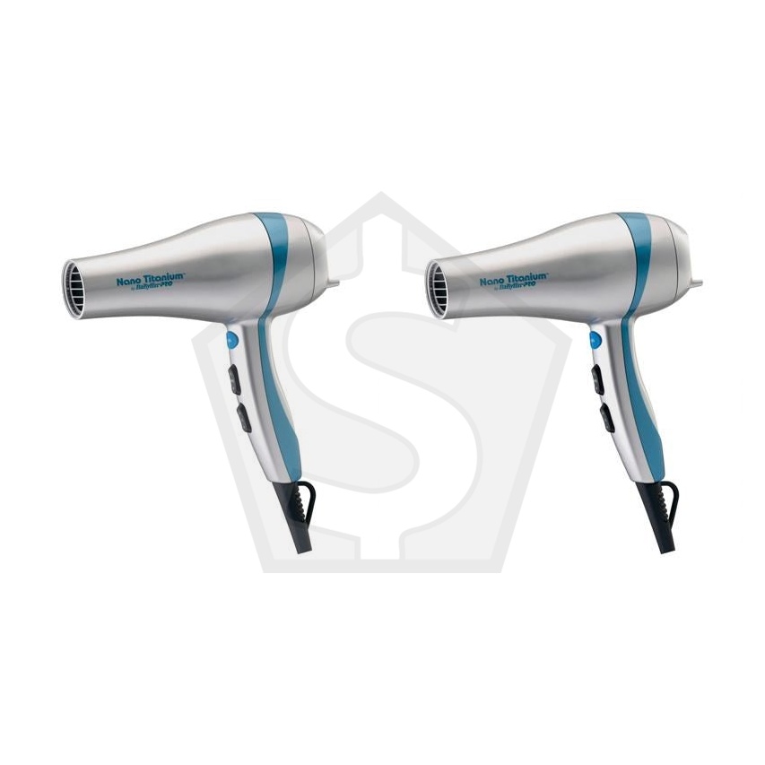BABYLISS PRO Ionic, Nano-Titanium & Ceramic Hair Dryer 1700W - Pack of 2