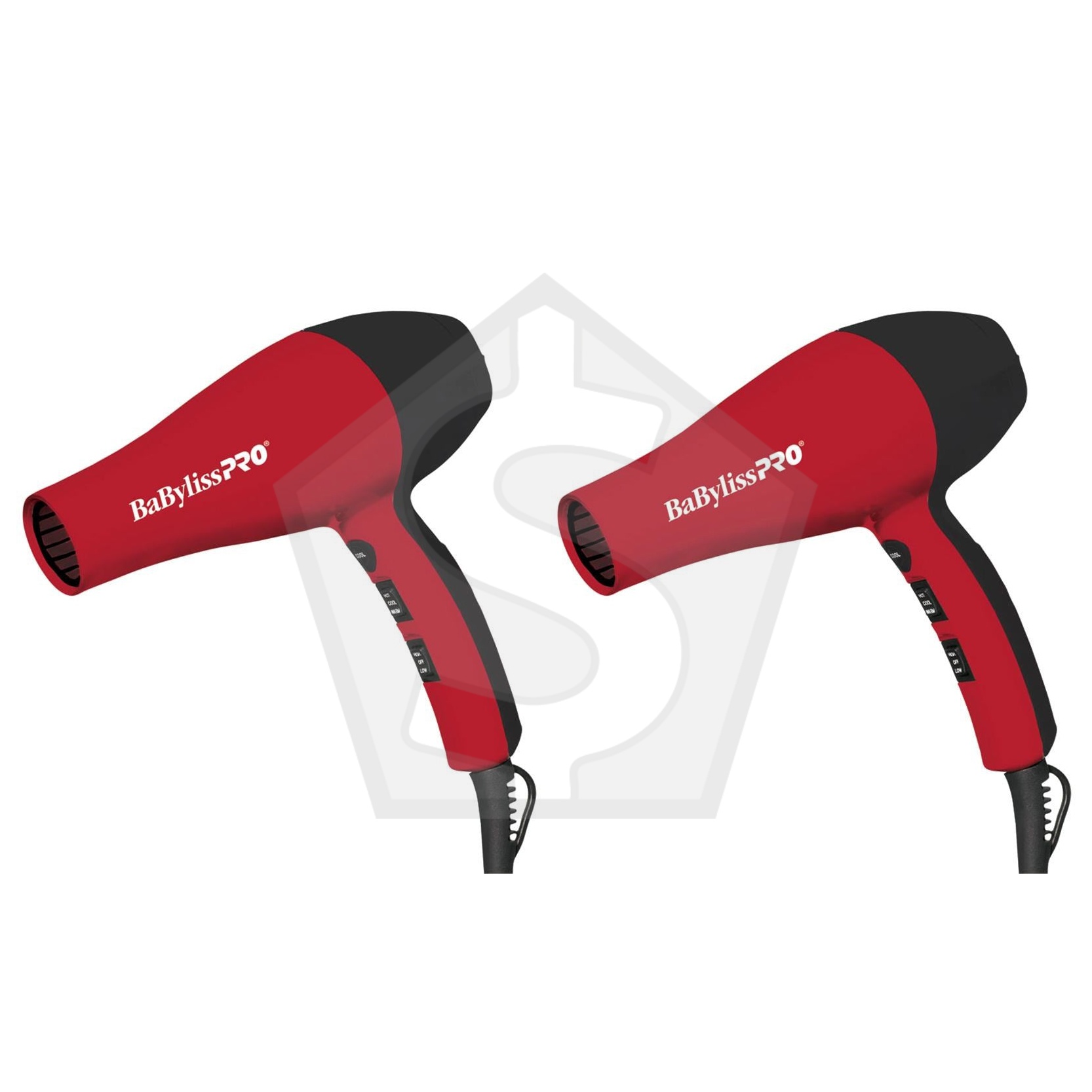 BABYLISS PRO Tourmaline & Ceramic Dryer 1875W - Pack of 2