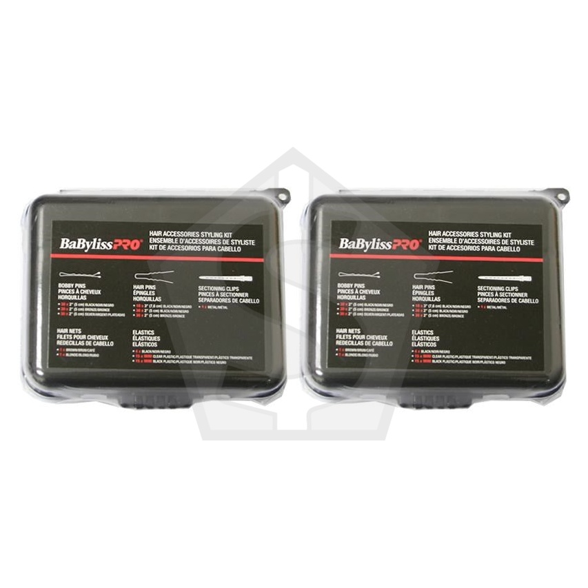 BABYLISS PRO 200 pcs Hair Pins & Accessories Styling Kit - Pack of 2