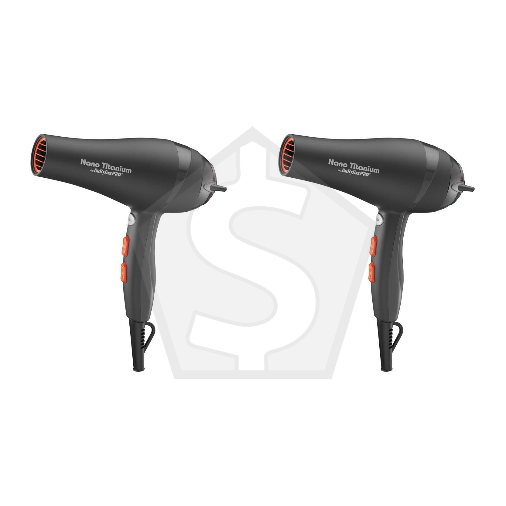 BABYLISS PRO Ionic, Nano Titanium & Ceramic Dryer 1700 W - Pack of 2