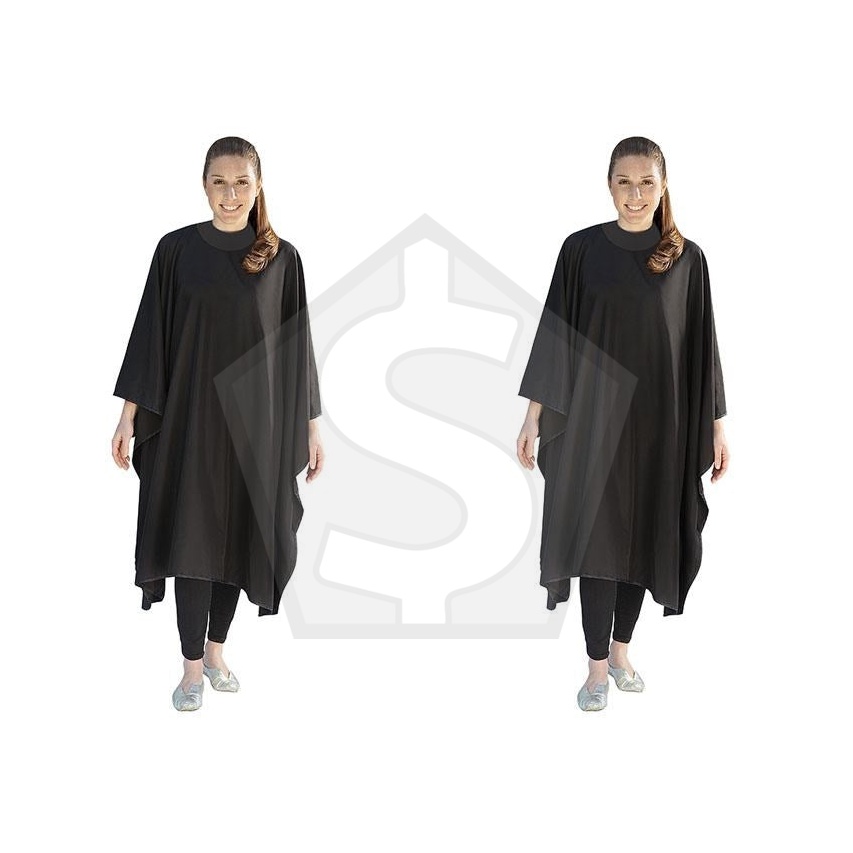 BABYLISS PRO Extra-Large Neoprene Collar Cutting Cape with Button - Pack of 2