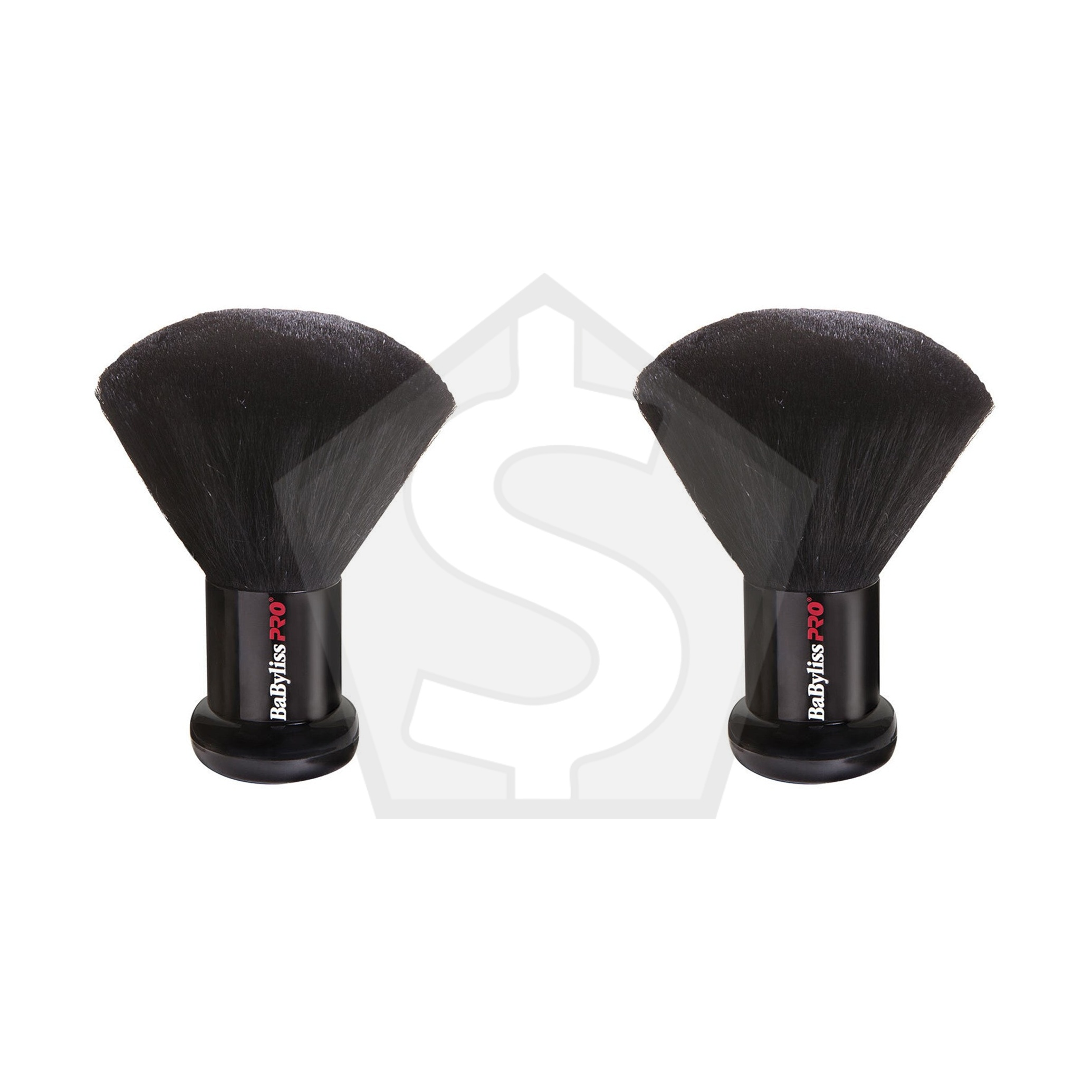 BABYLISS PRO Natural Bristles Neck Duster [12.5cm tall] - Pack of 2