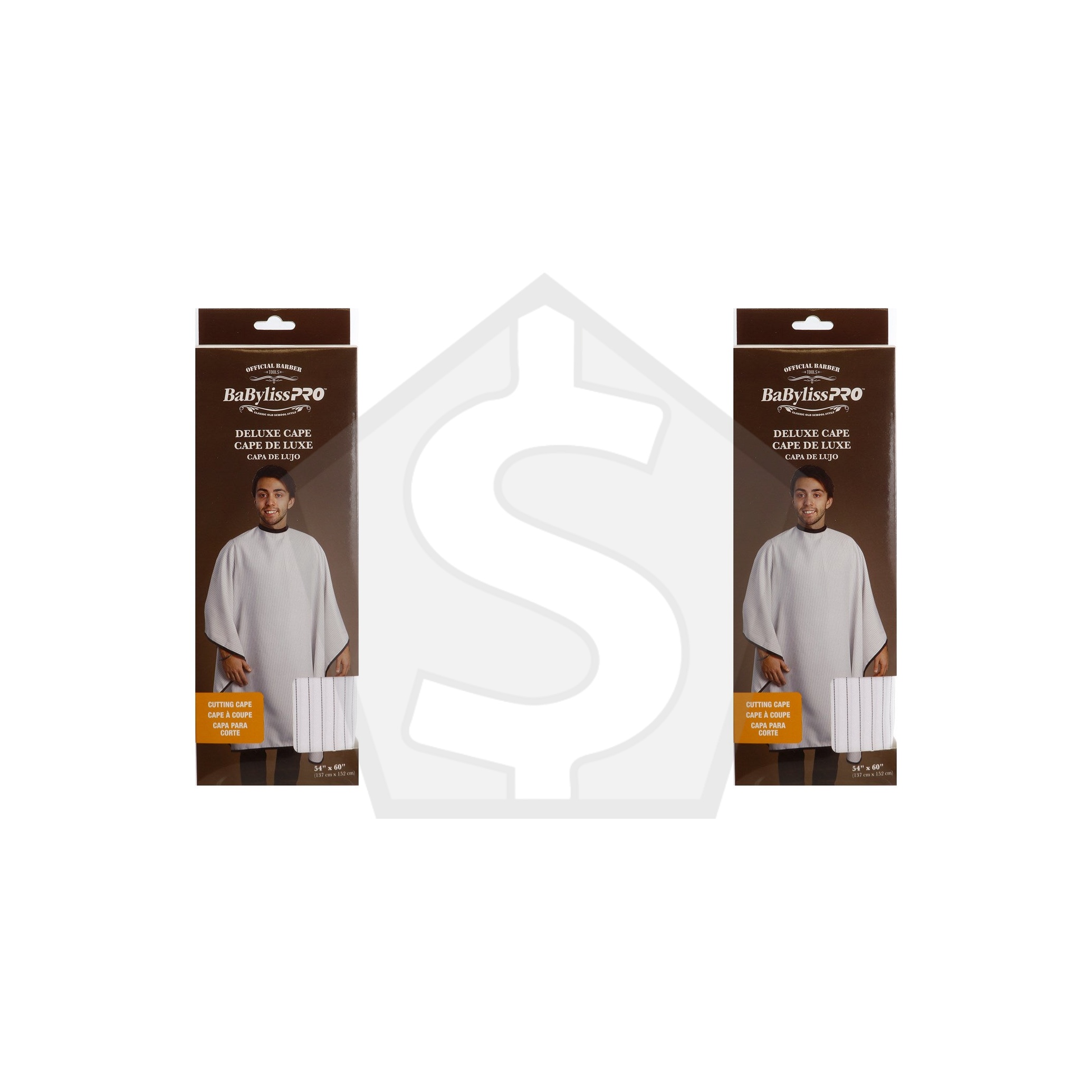 BABYLISS PRO Deluxe Cutting Cape 54" X 60" - Pack of 2