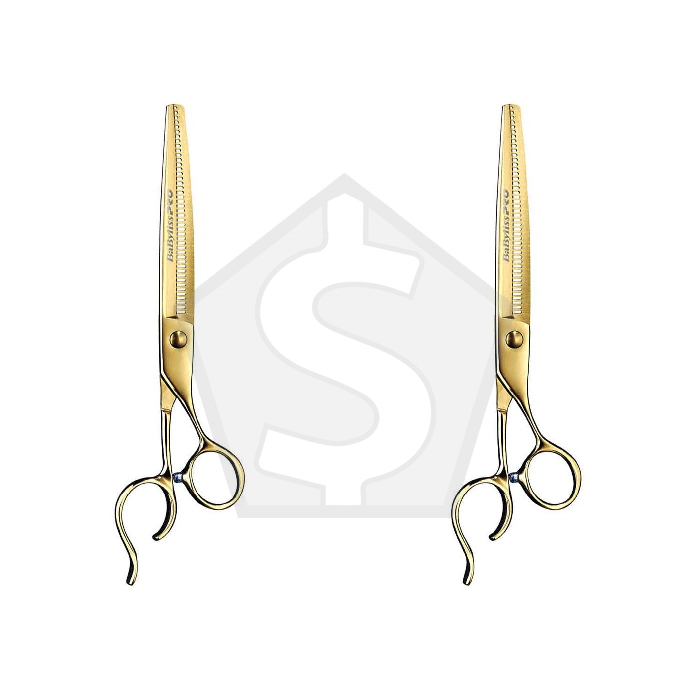 BABYLISS PRO Barber Thinning Scissors 7" Offset [45 teeth] - Pack of 2