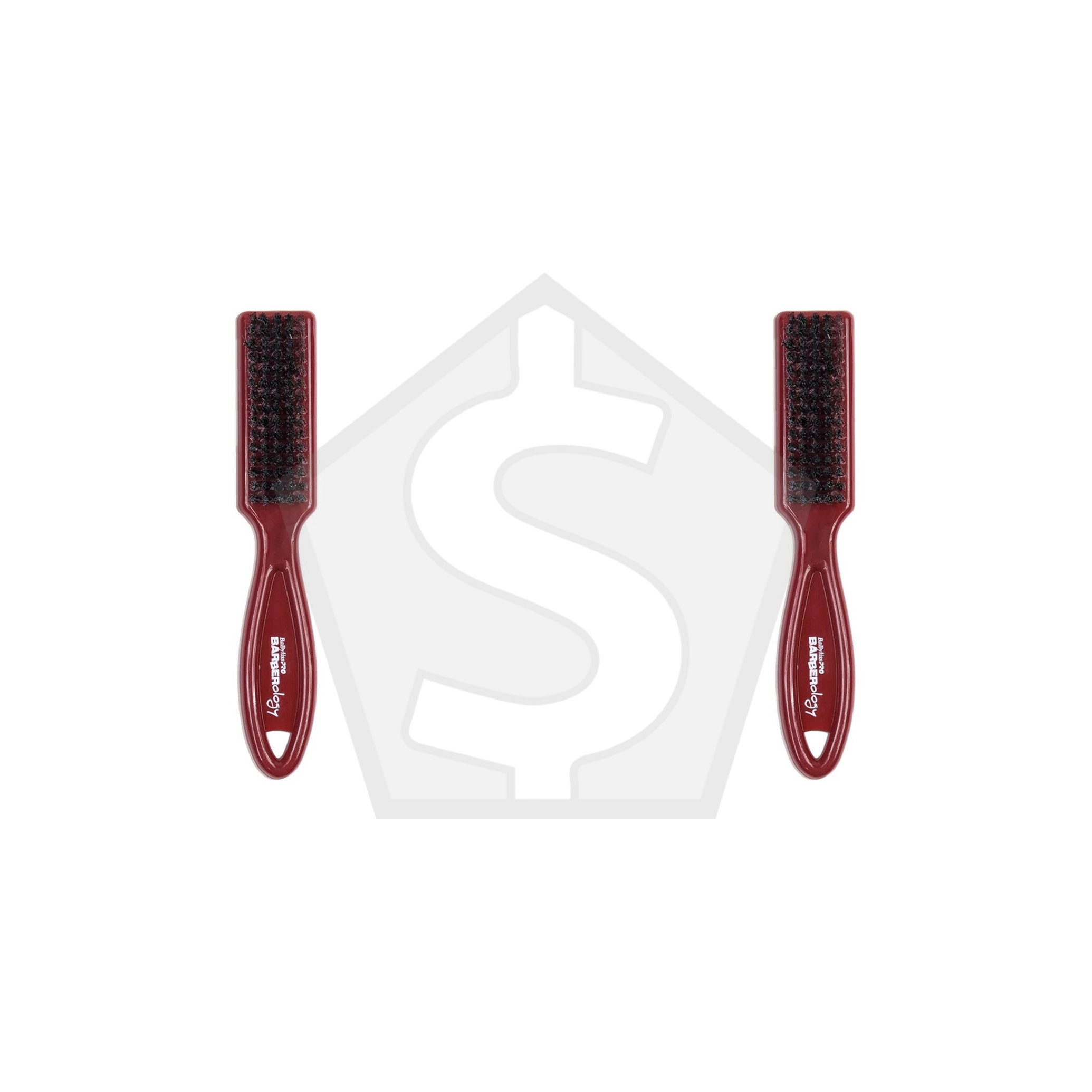 BABYLISS PRO Fade Brushes - Red - Pack of 2