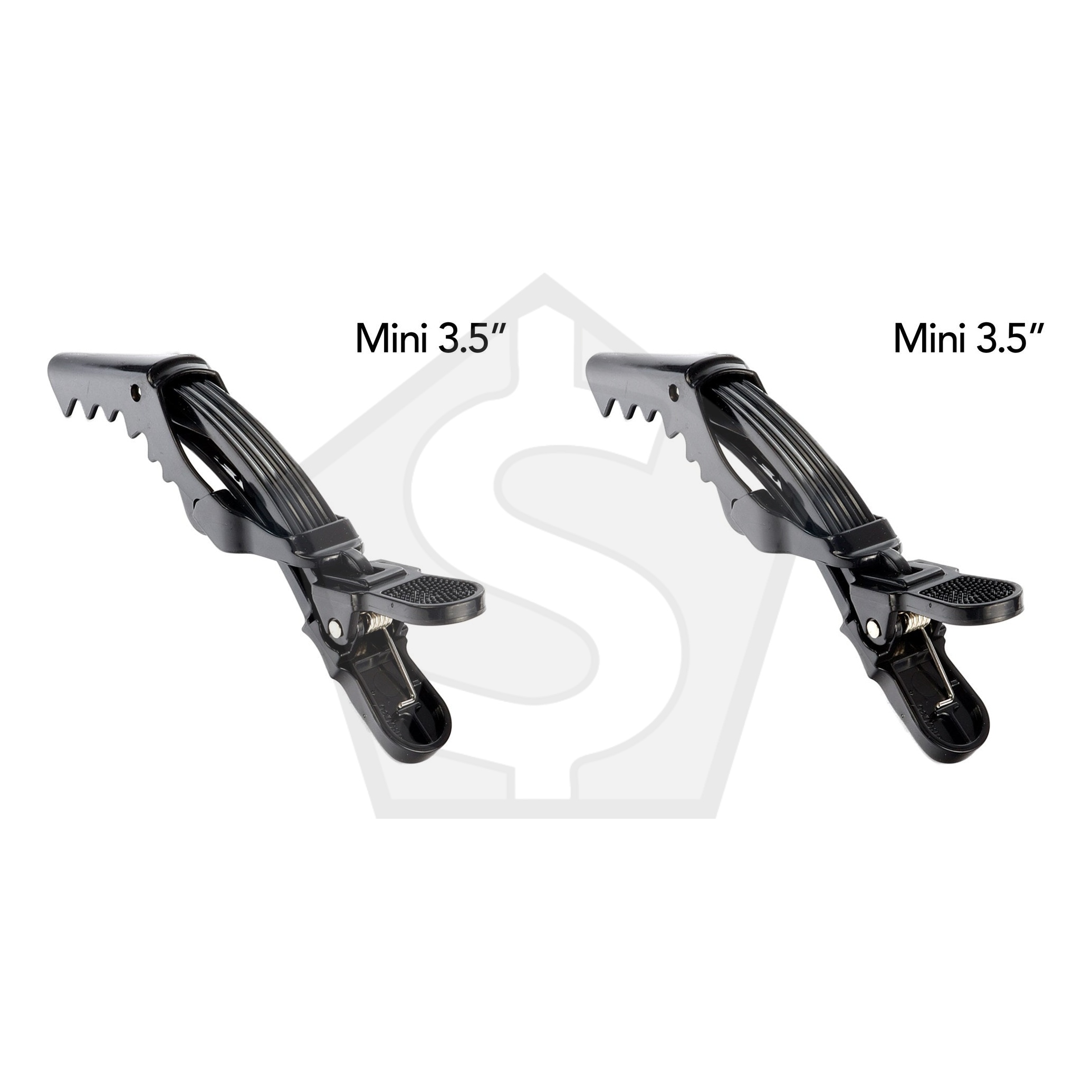 BABYLISS PRO 4pcs Mini Expandable Sectioning Clips (3.5inch) - Pack of 2