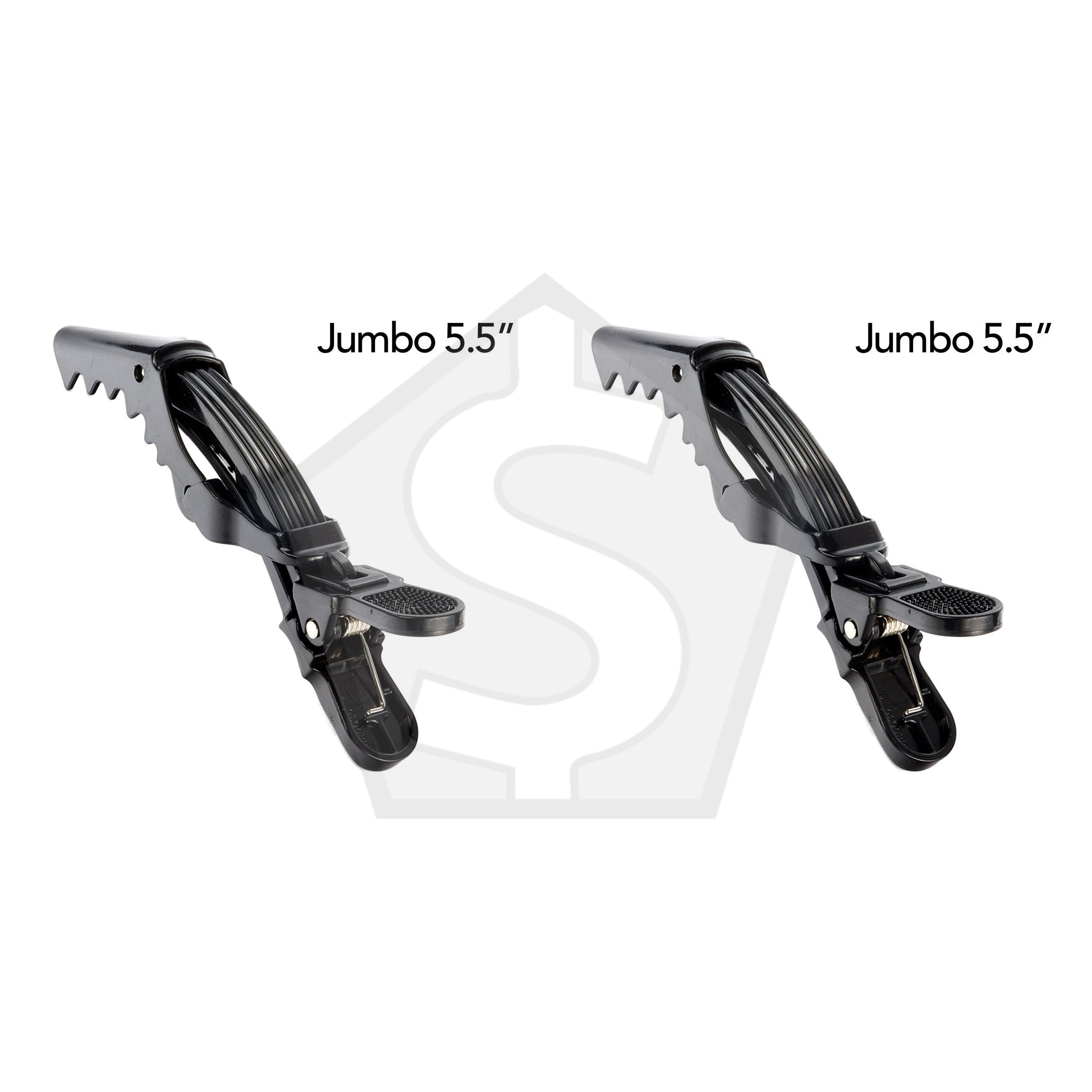 BABYLISS PRO Jumbo Expandable Sectioning Clips (5.5inch) [4pcs/pk] - Pack of 2