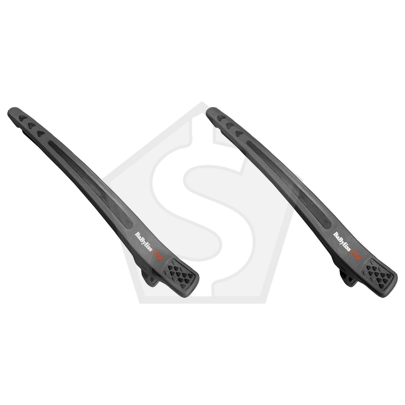 BABYLISS PRO 4pcs No-Slip Sectioning Clips - Pack of 2