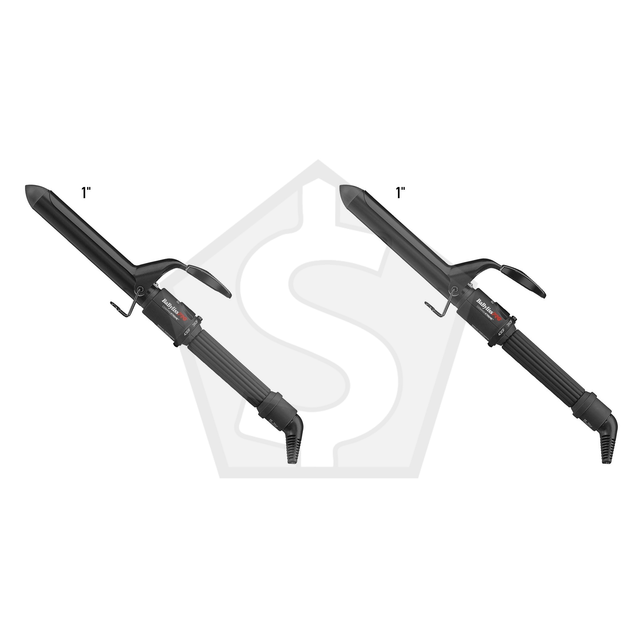 BABYLISS PRO Ceramic Spring Iron - 1" - Pack of 2