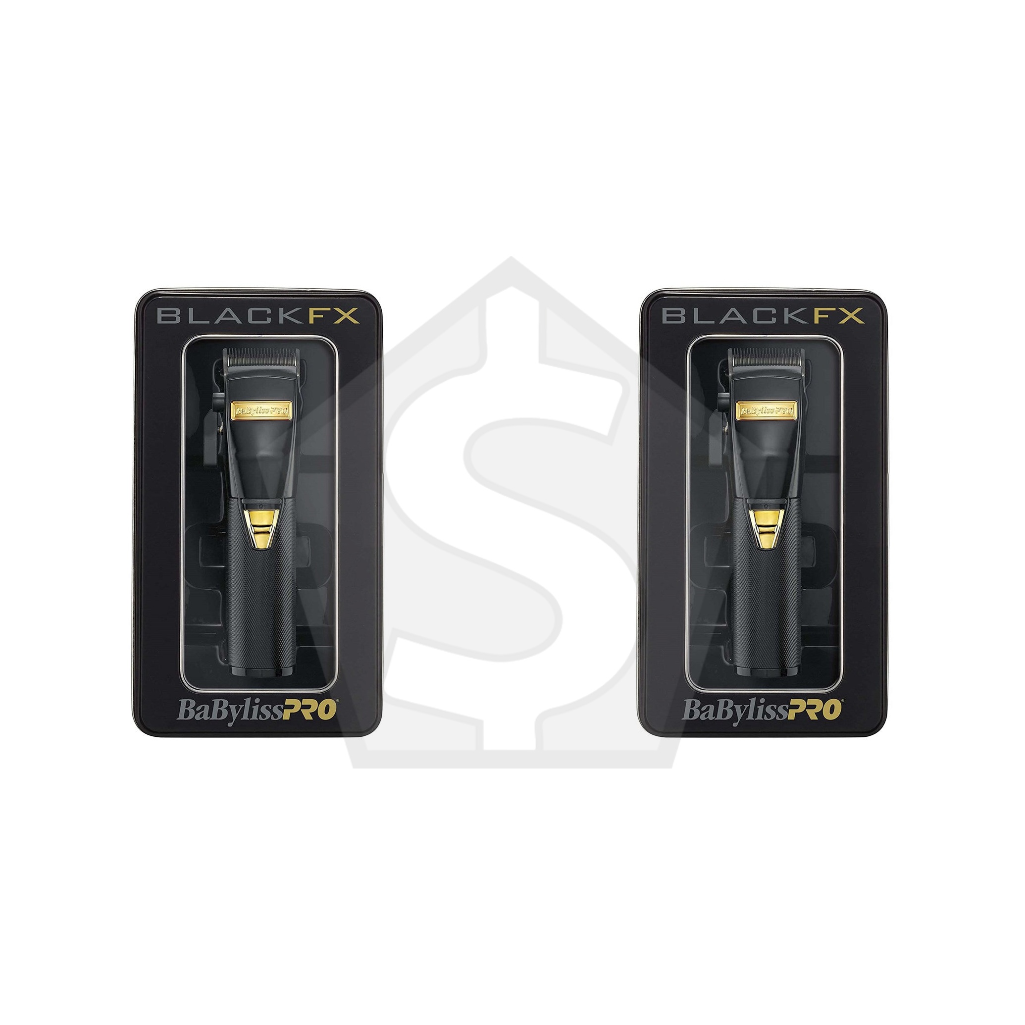 BABYLISS PRO Metal Lithium Clipper - Black FX - Pack of 2