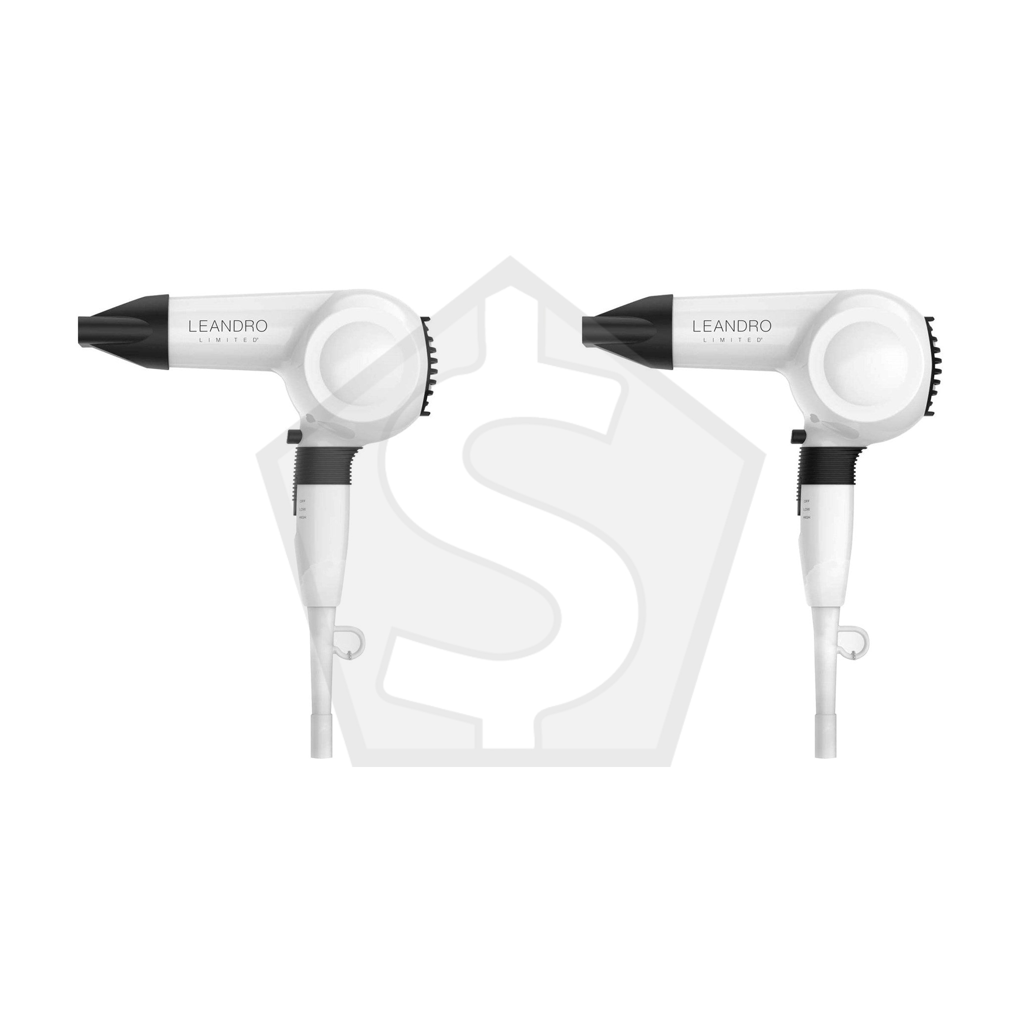 BABYLISS PRO LEANDRO The Midi Dual Voltage Dryer 1000W - Travel - Pack of 2