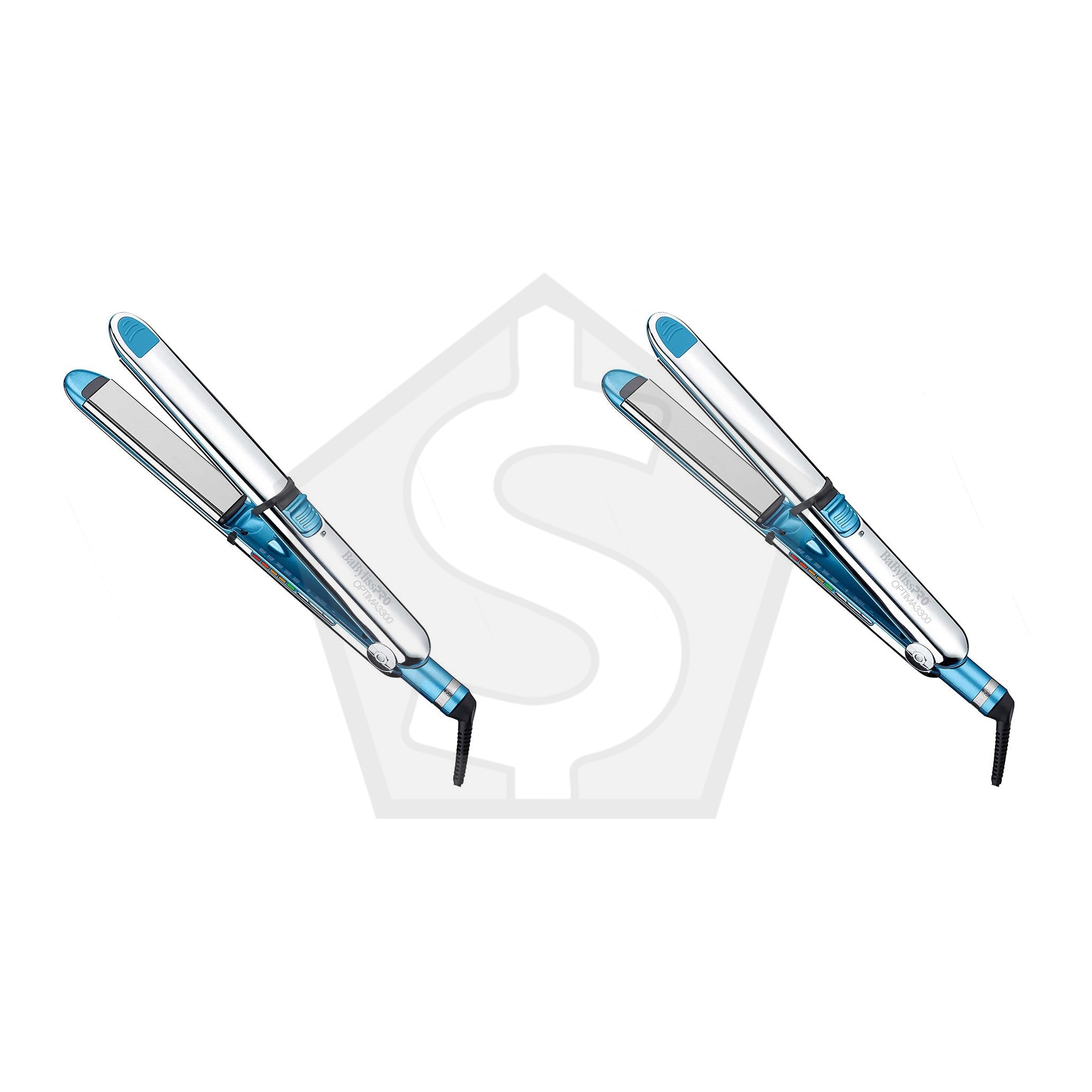 BABYLISS PRO Nano Titanium Optima Flat Irons - 1 1/2" - Pack of 2