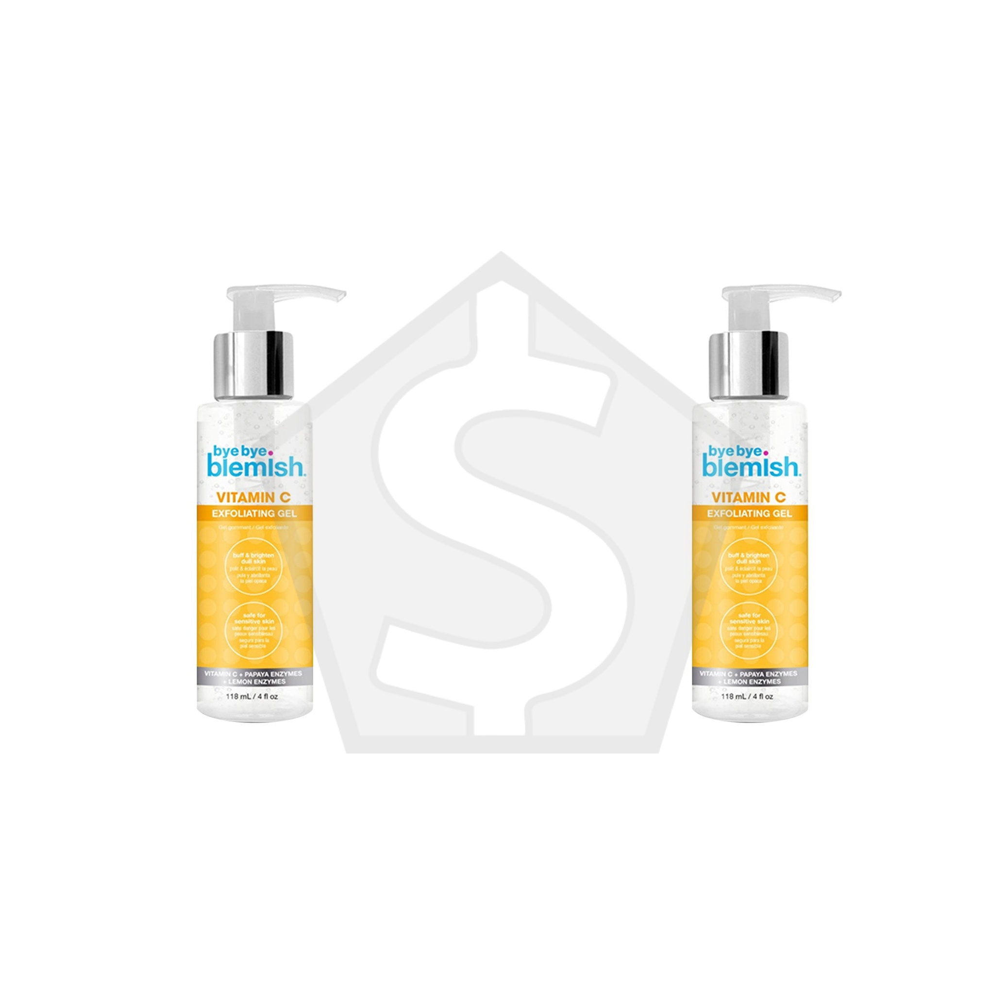 BYE BYE BLEMISH Vitamin C Exfoliating Gel (4oz) - Pack of 2
