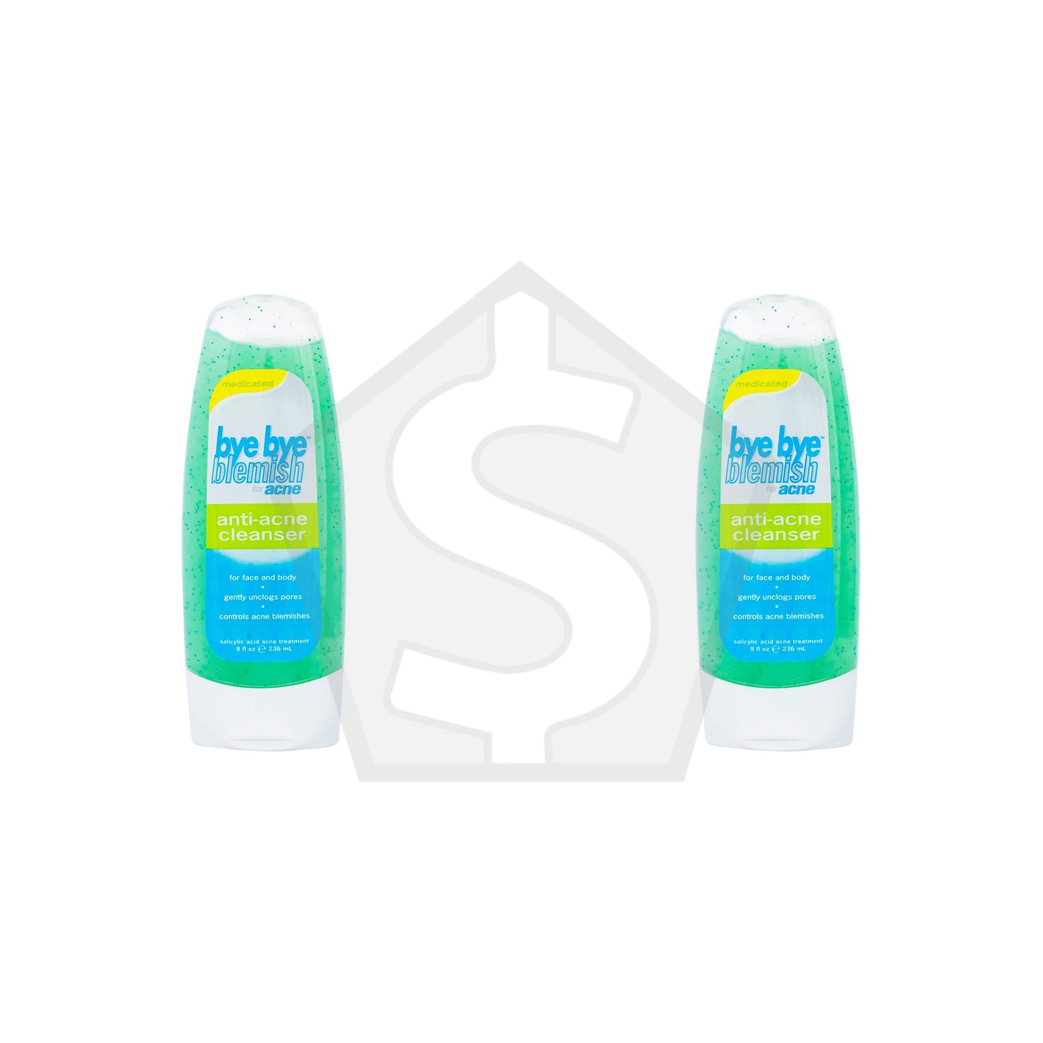 BYE BYE BLEMISH Anti-Acne Cleanser (8oz) - Pack of 2