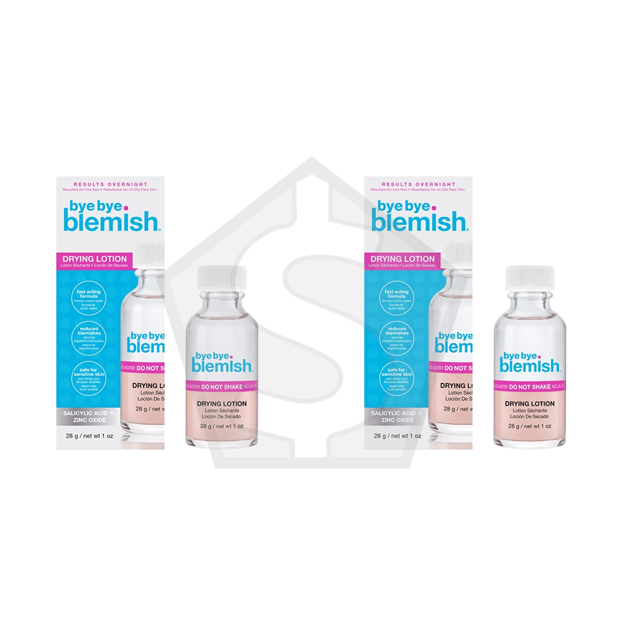 BYE BYE BLEMISH Drying Lotion (1oz) - Pack of 2