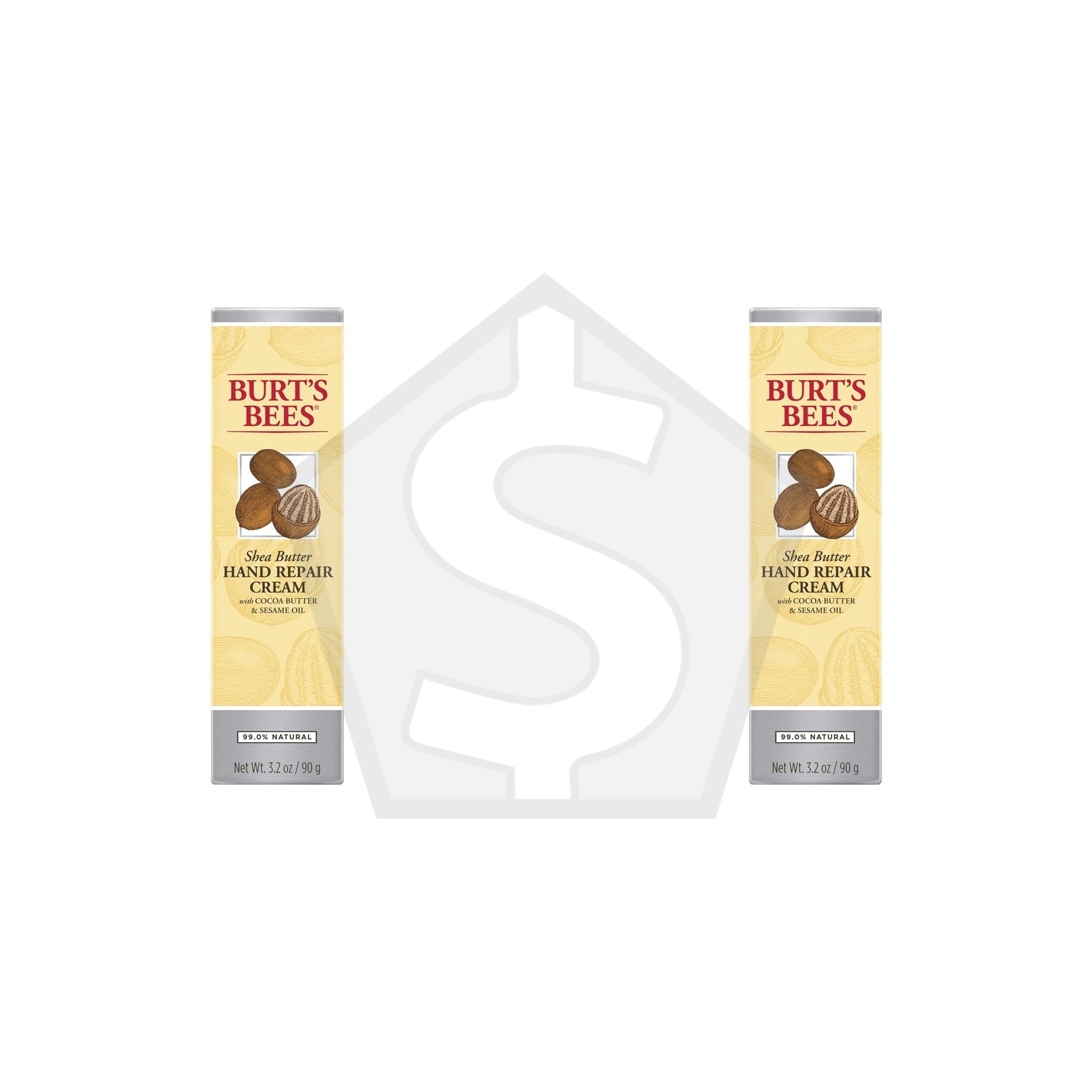 BURT'S BEES Shea Butter Hand Repair Cream (3.2oz) - Pack of 2