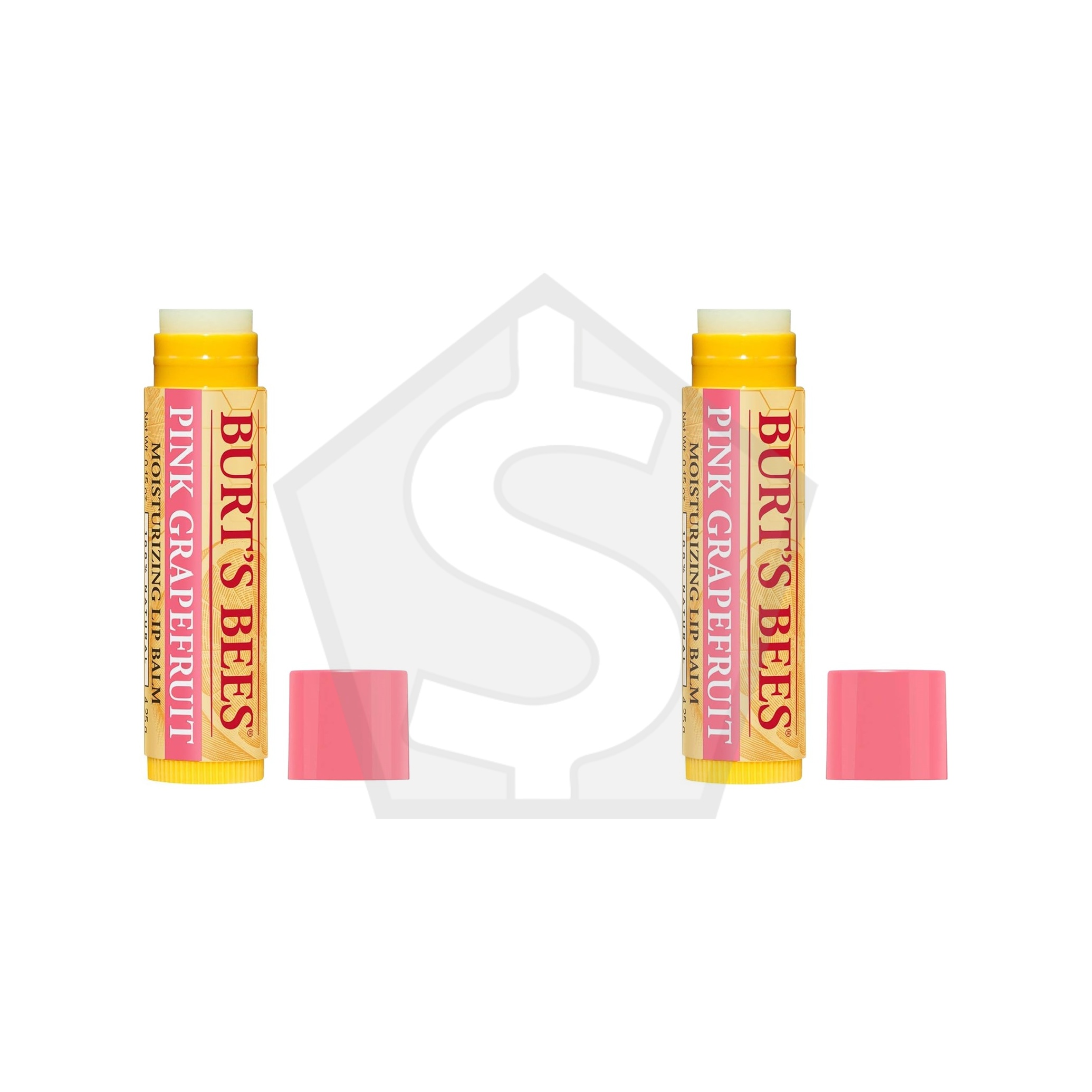 BURT'S BEES Lip Balm Blister (0.15oz) - Pink Grapefruit - Pack of 2