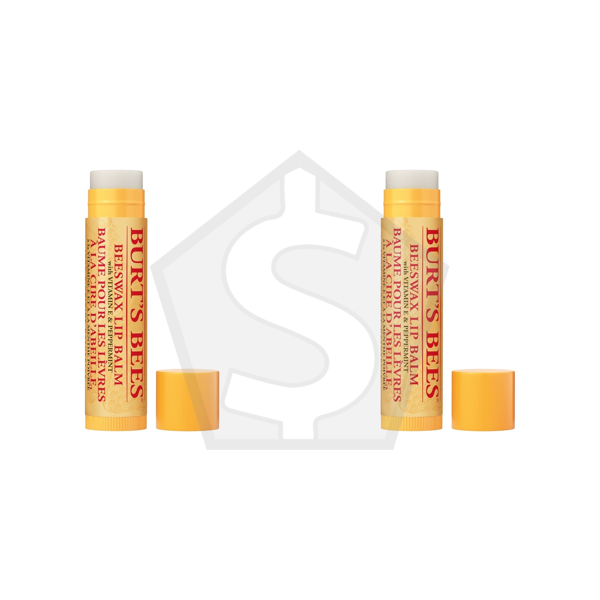 BURT'S BEES Lip Balm Blister (0.15oz) - Beeswax - Pack of 2