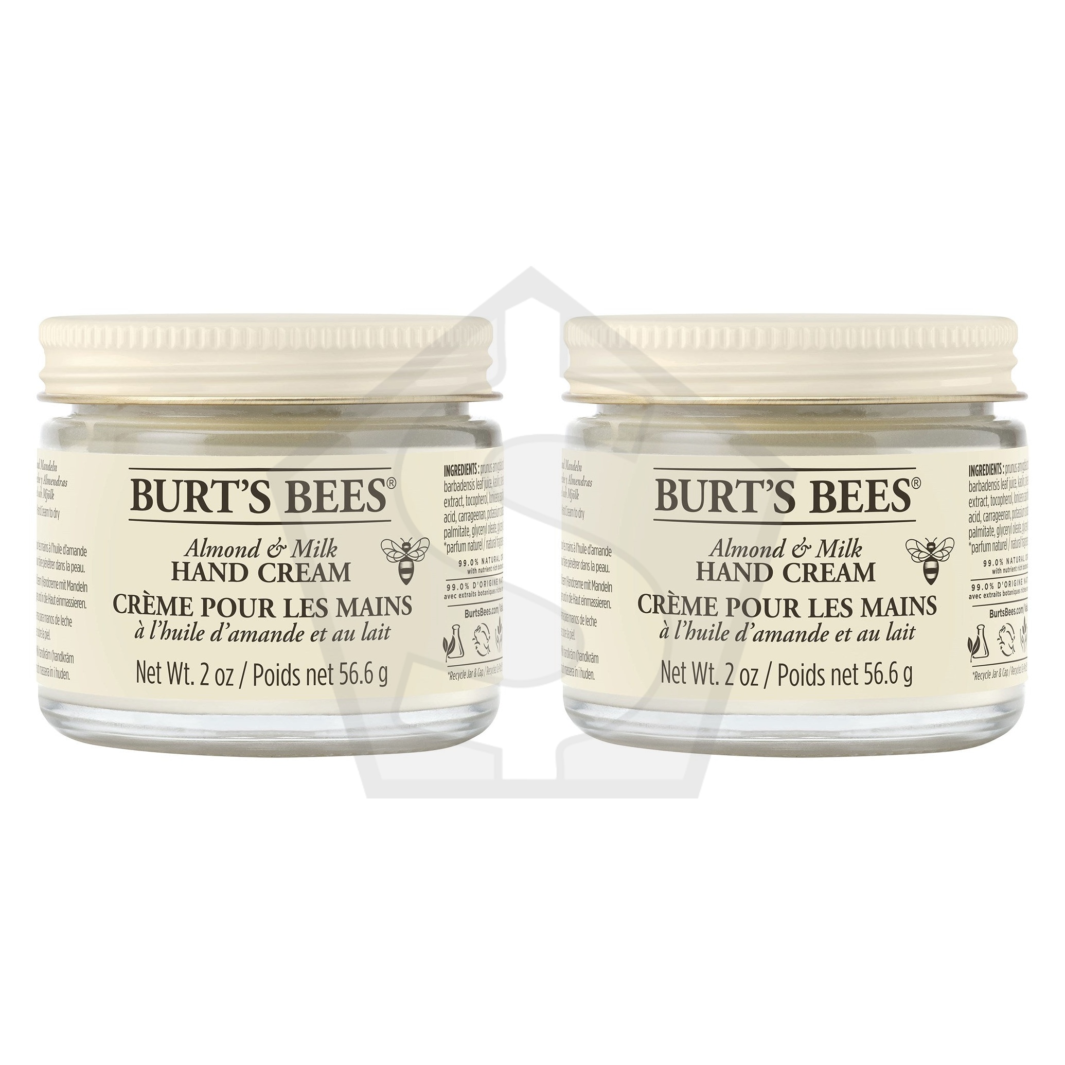 BURT'S BEES Almond & Milk Hand Cream (2oz) - Pack of 2