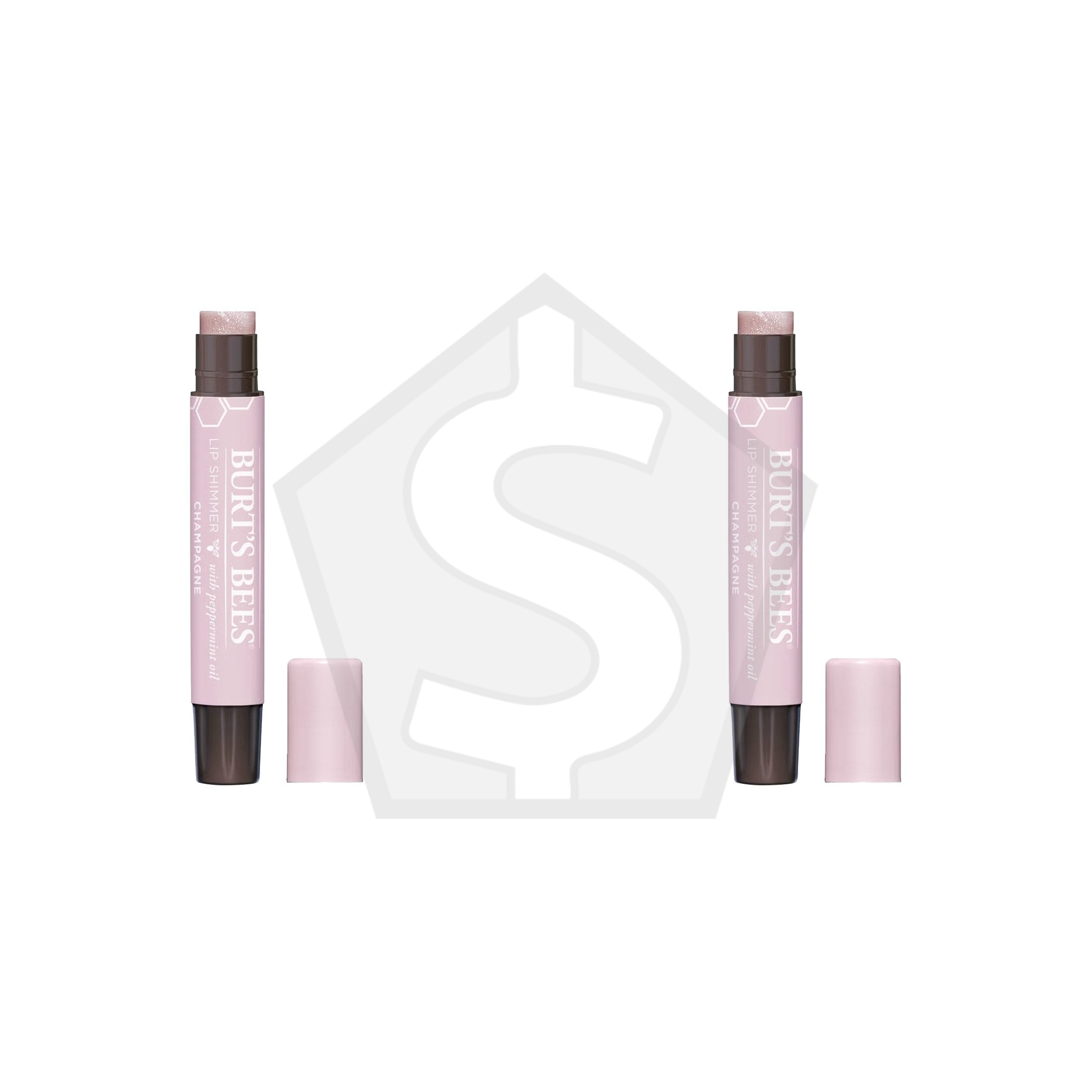 Bundle of 2 - BURT'S BEES Lip Shimmer (0.09oz) - Champagne