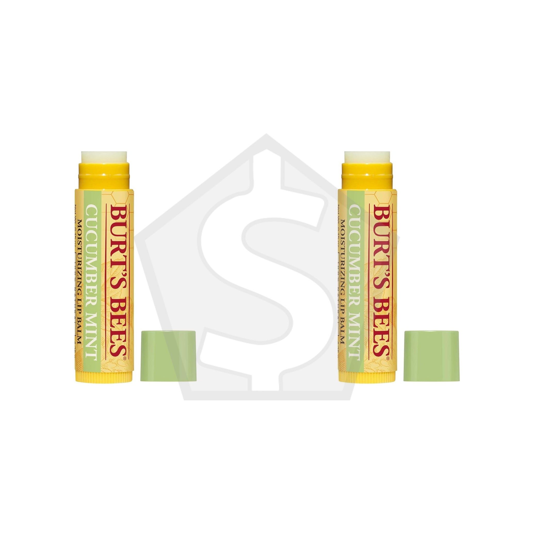 Bundle of 2 - BURT'S BEES Lip Balm Blister (0.15oz) - Cucumber Mint
