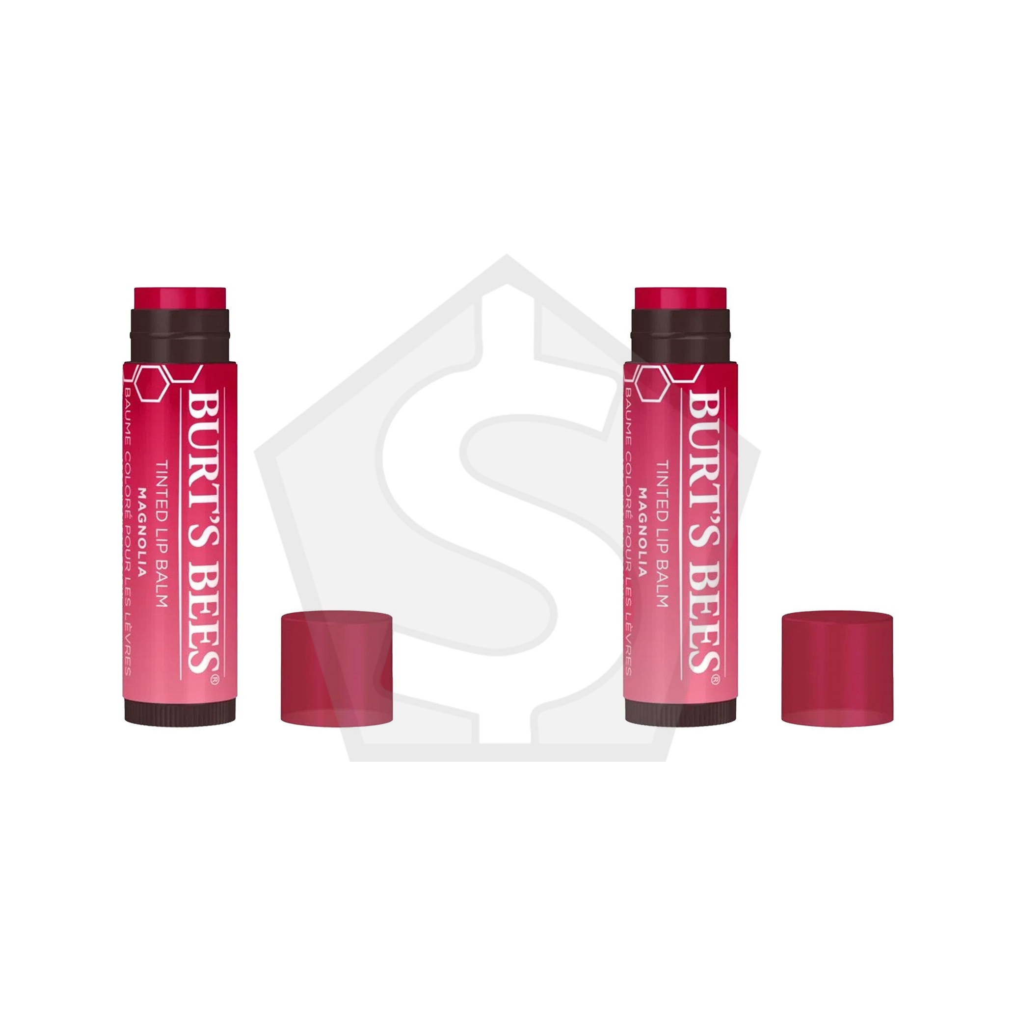 Bundle of 2 - BURT'S BEES Tinted Lip Balm (0.15oz) - Magnolia