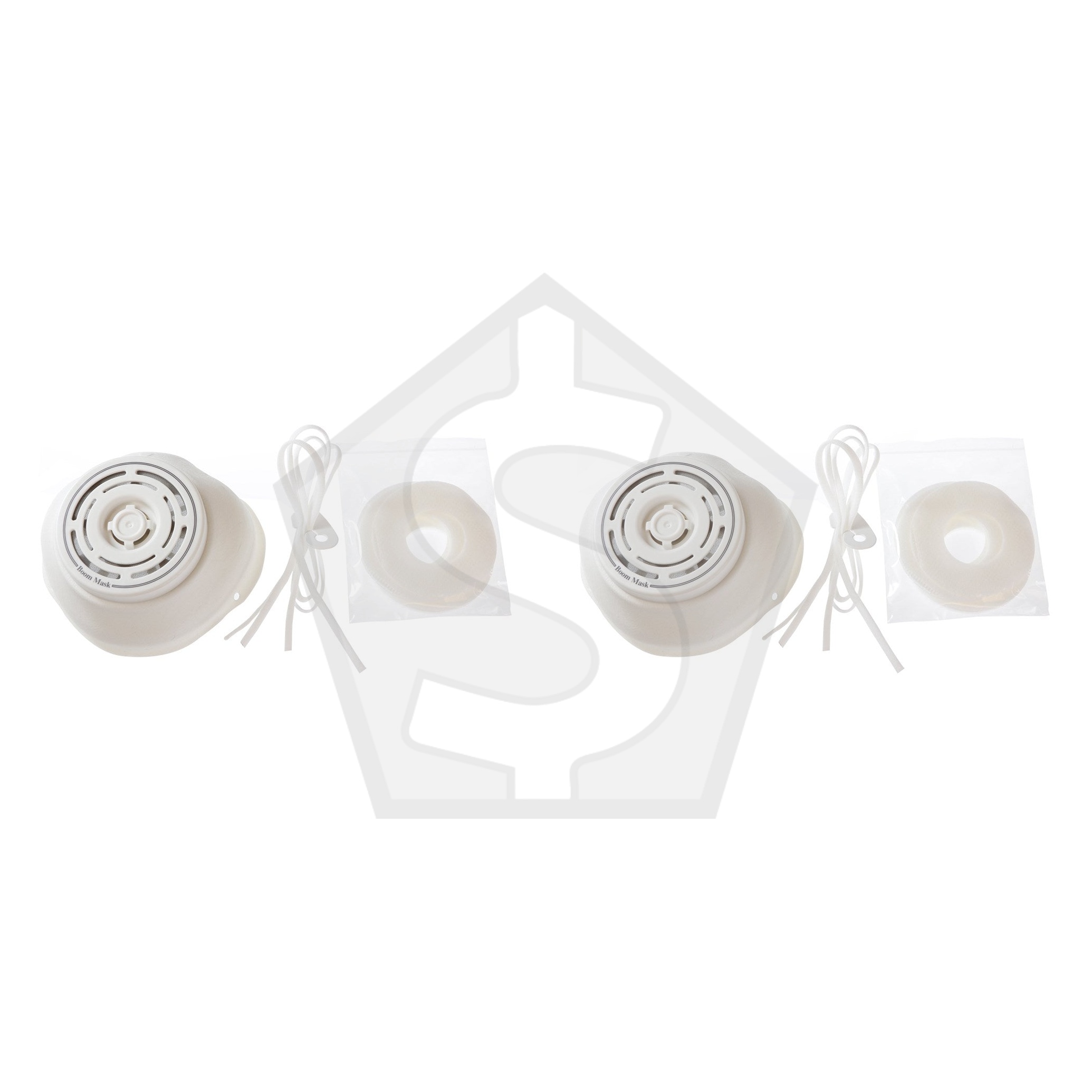 BOOMCARE Boom Mask with 10 replacement filters - Pack of 2