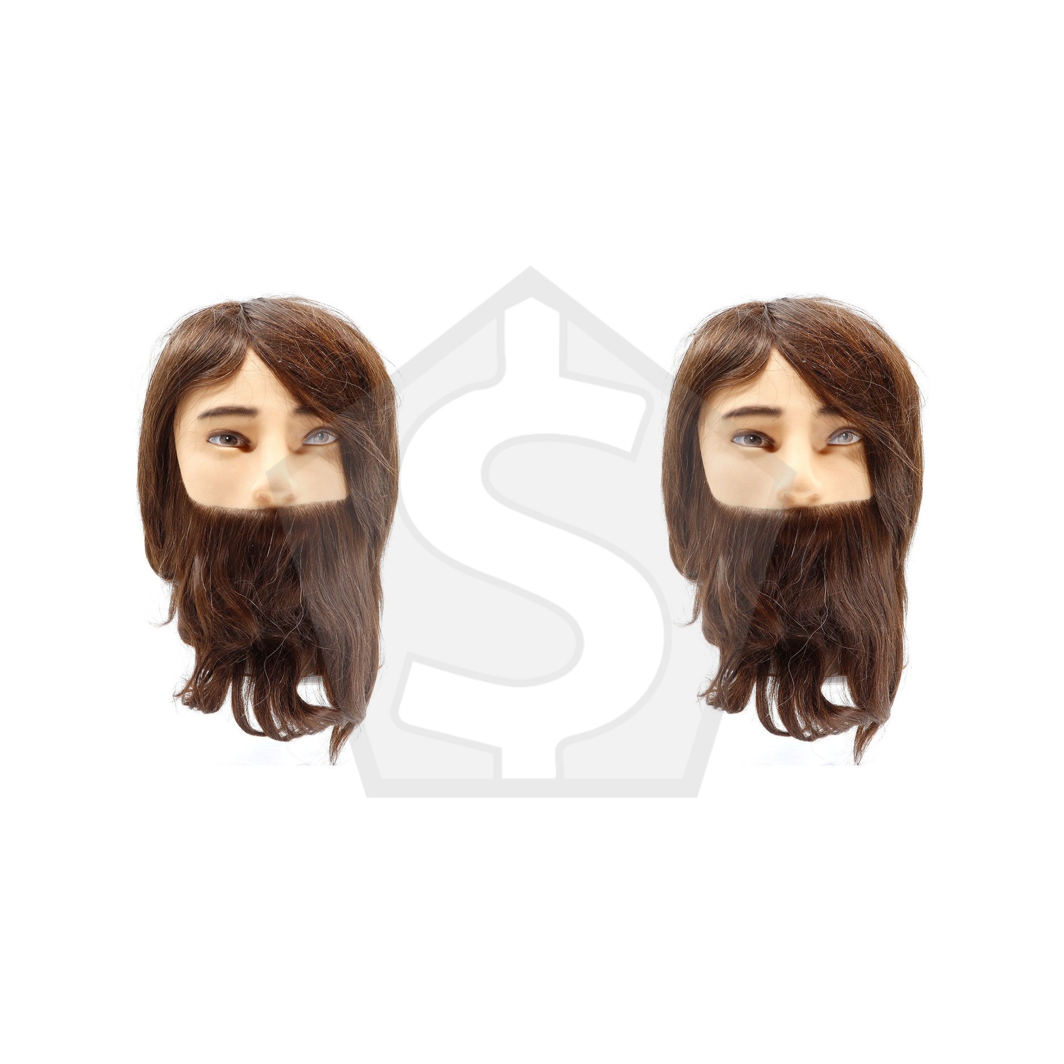 BEUMAX Male Mannequin with Beard and Moustache - Pack of 2