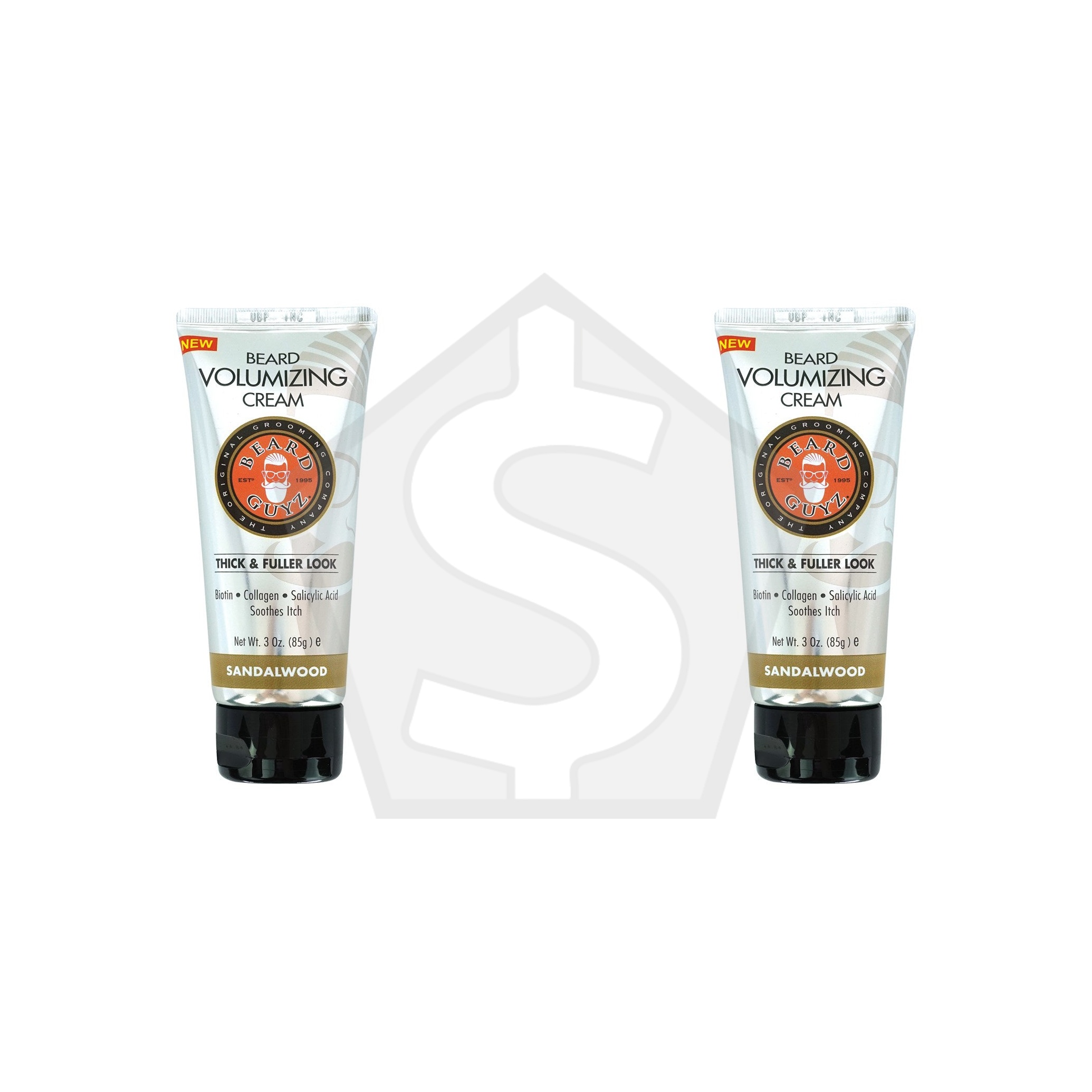 BEARD GUYZ Beard Volumizing Cream (3oz) - Pack of 2