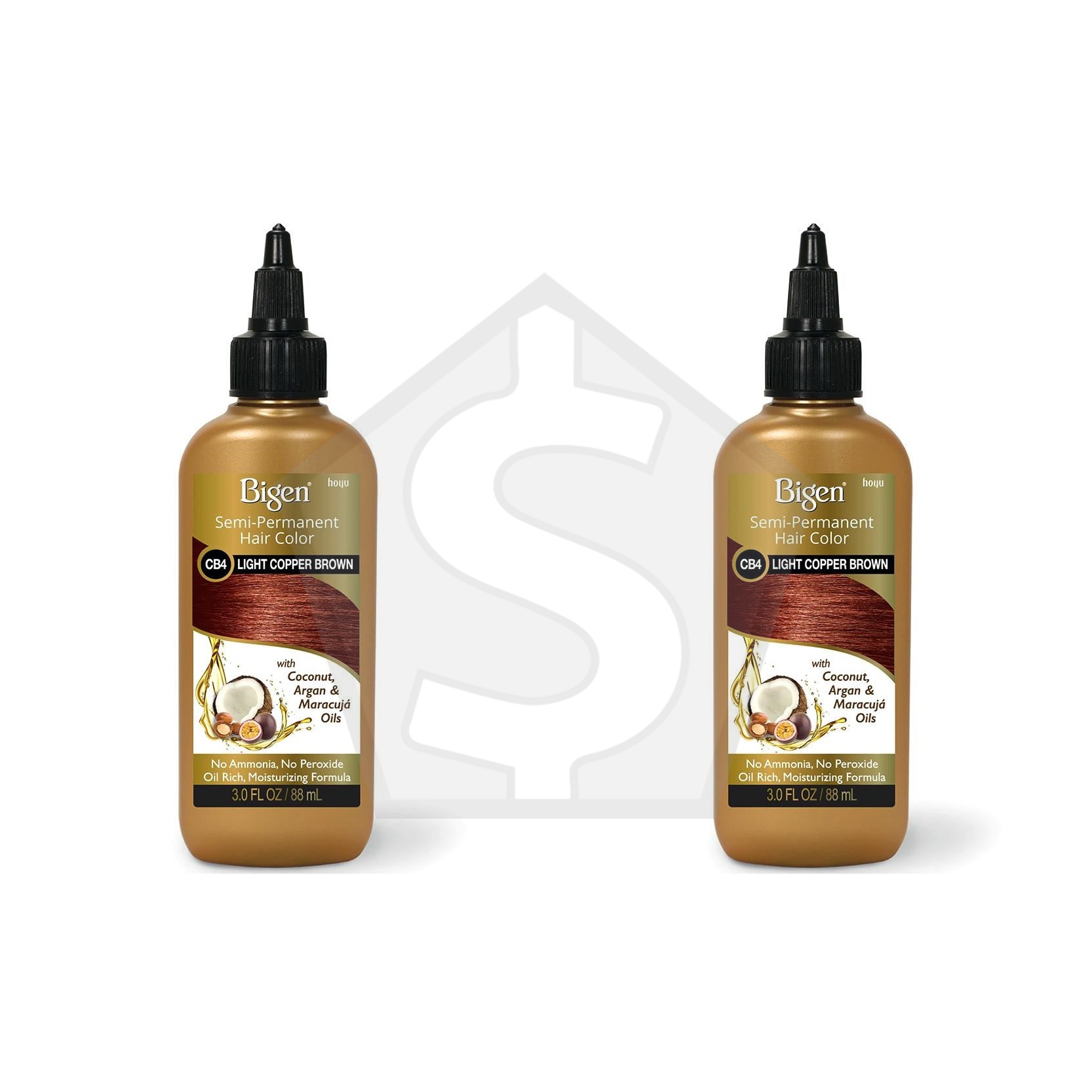 BIGEN Semi Permanent Color (3oz) - CB4 Light Copper - Pack of 2