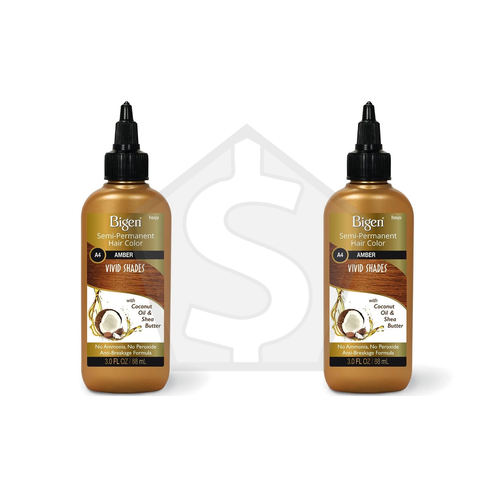 BIGEN Semi Permanent Color (3oz) - A4 Amber - Pack of 2