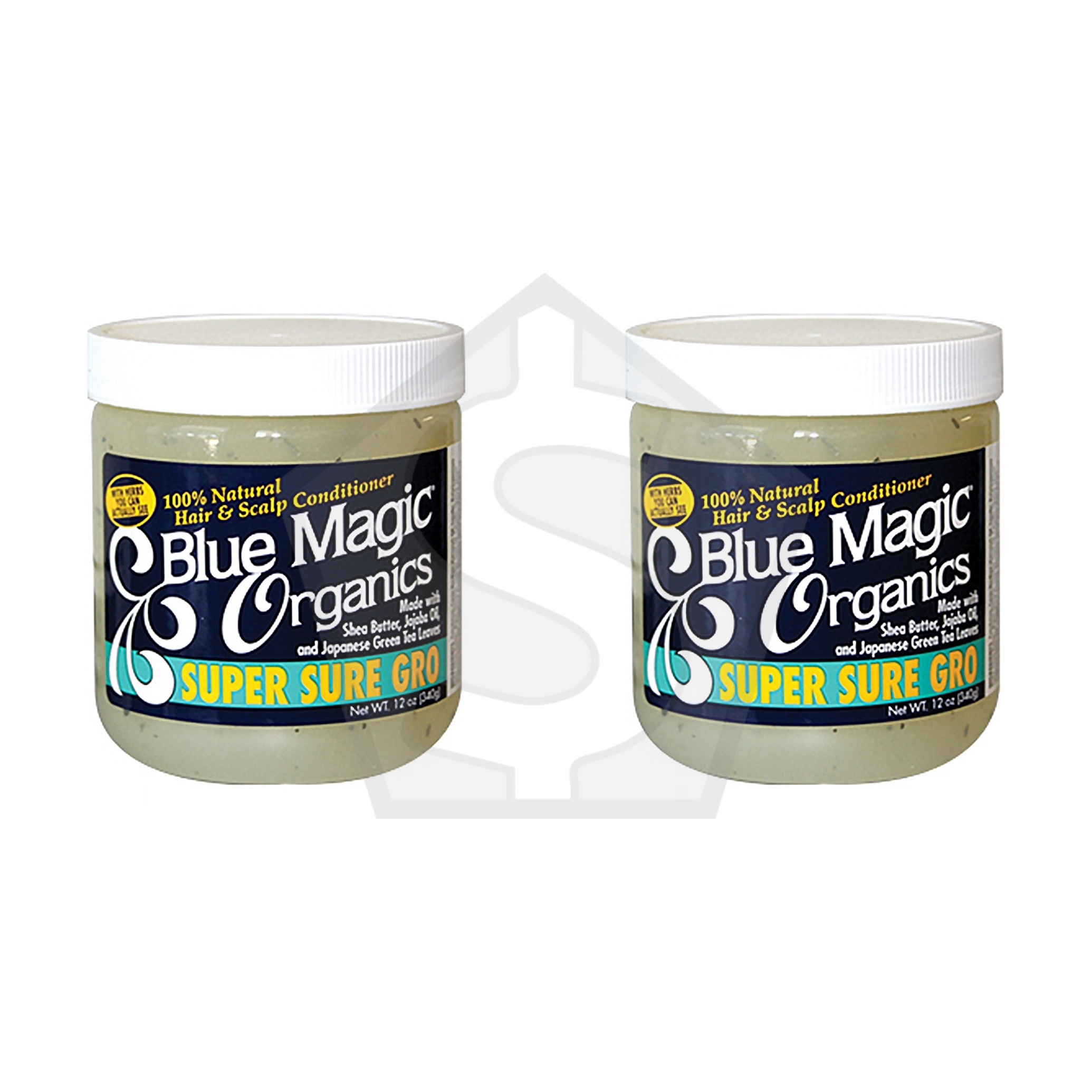BLUE MAGIC Super Sure Gro Hair & Scalp Conditioner (12oz) - Pack of 2