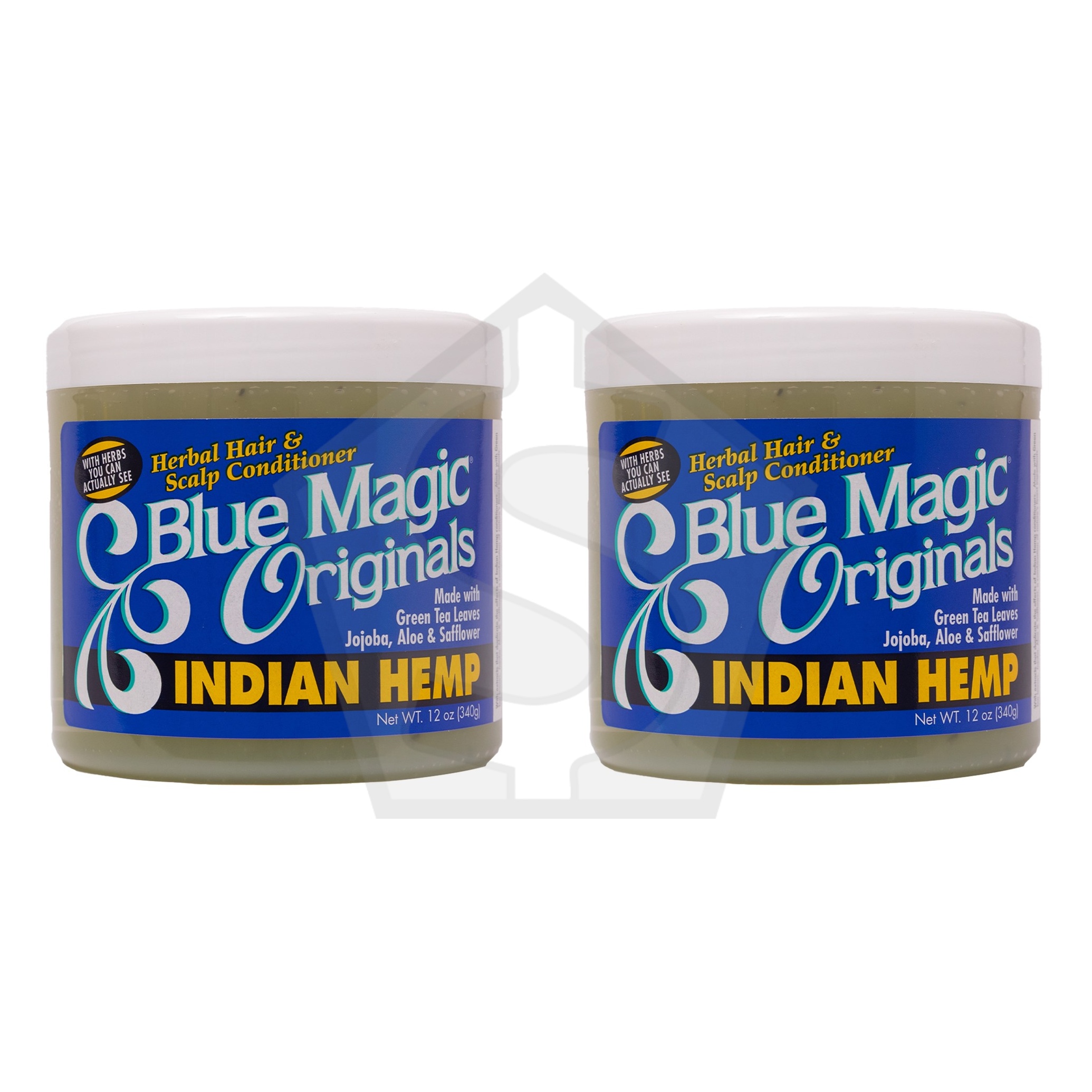 Bundle of 2 - BLUE MAGIC Indian Hemp Hair & Scalp Conditioner (12oz)