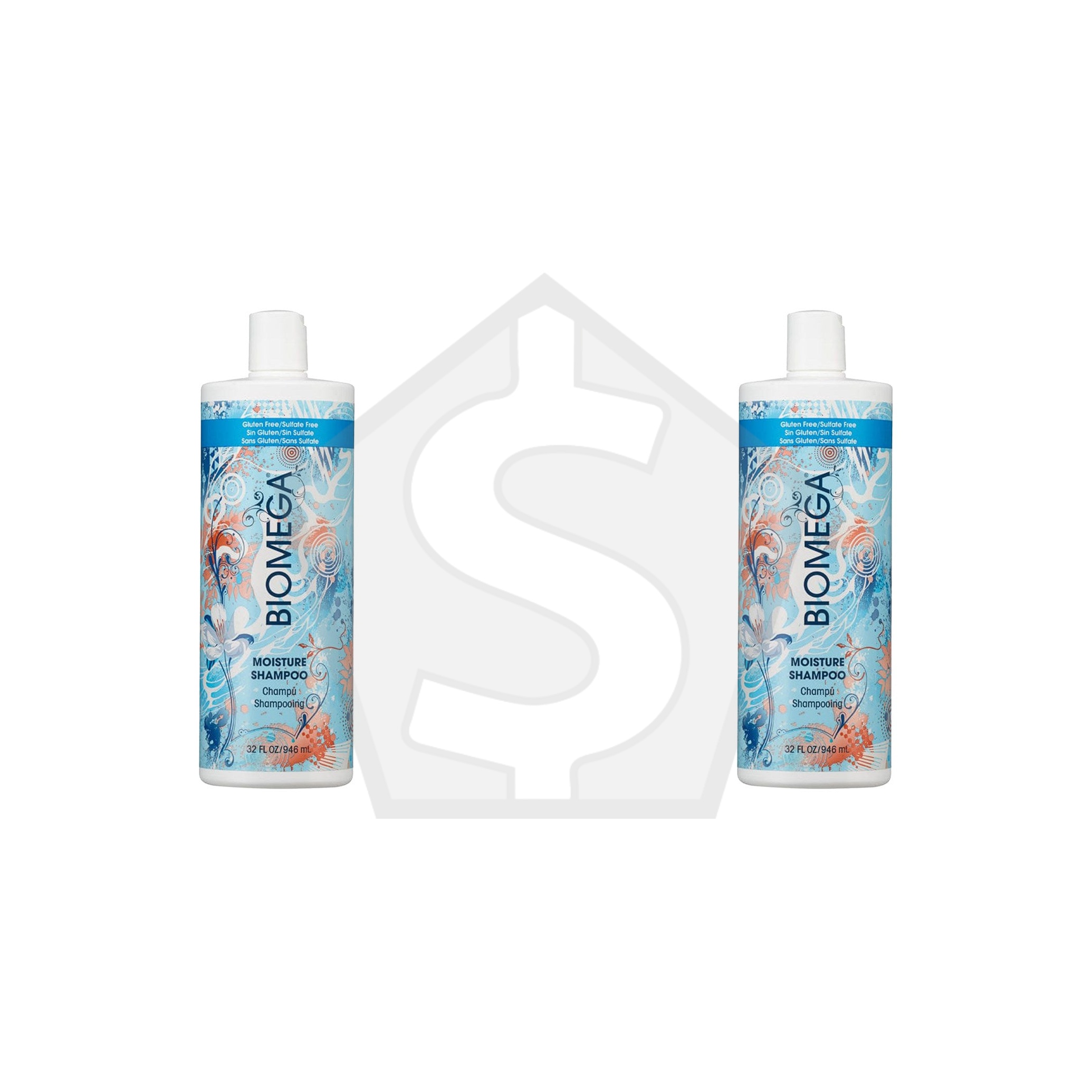 BIOMEGA Moisture Shampoo - 32oz - Pack of 2