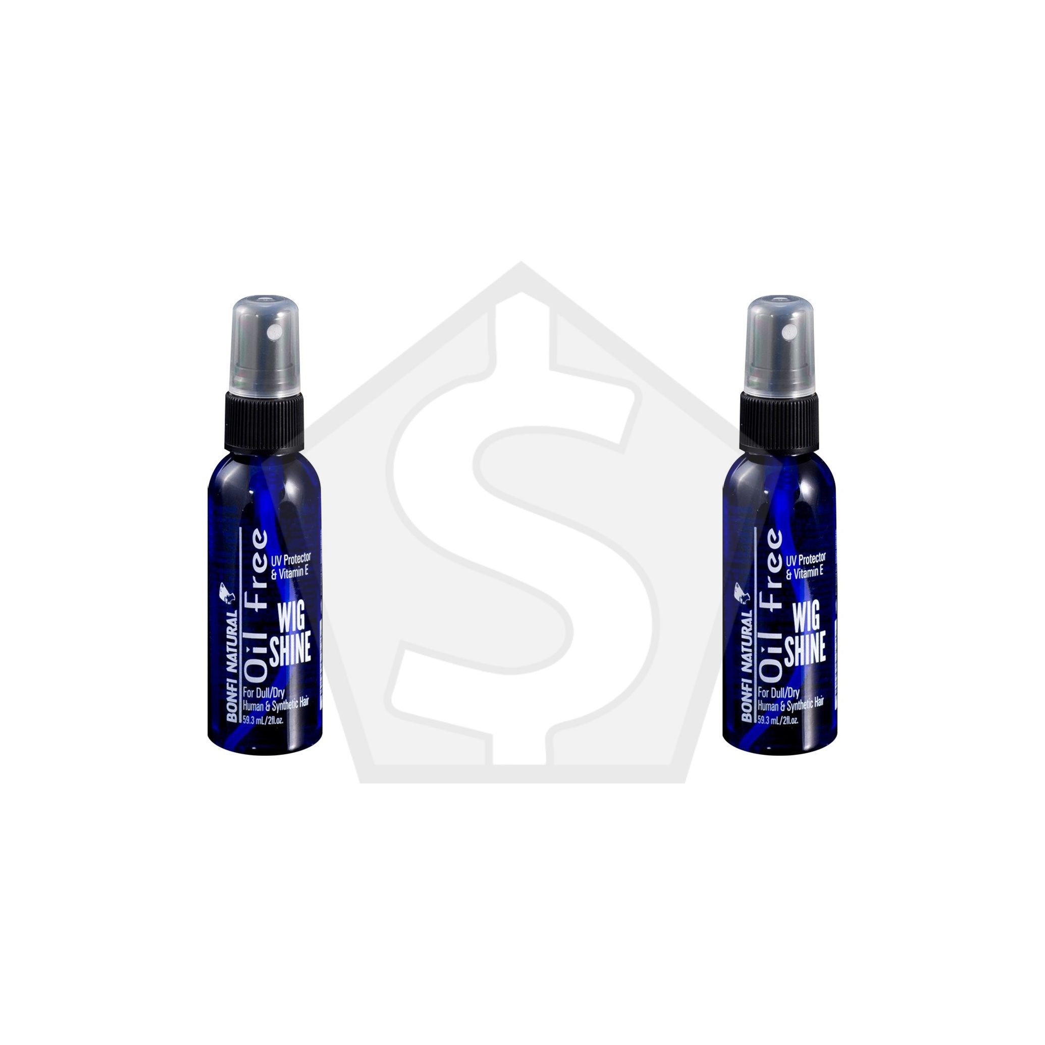 BONFI NATURAL Oil Free Wig Shine - 2oz - Pack of 2