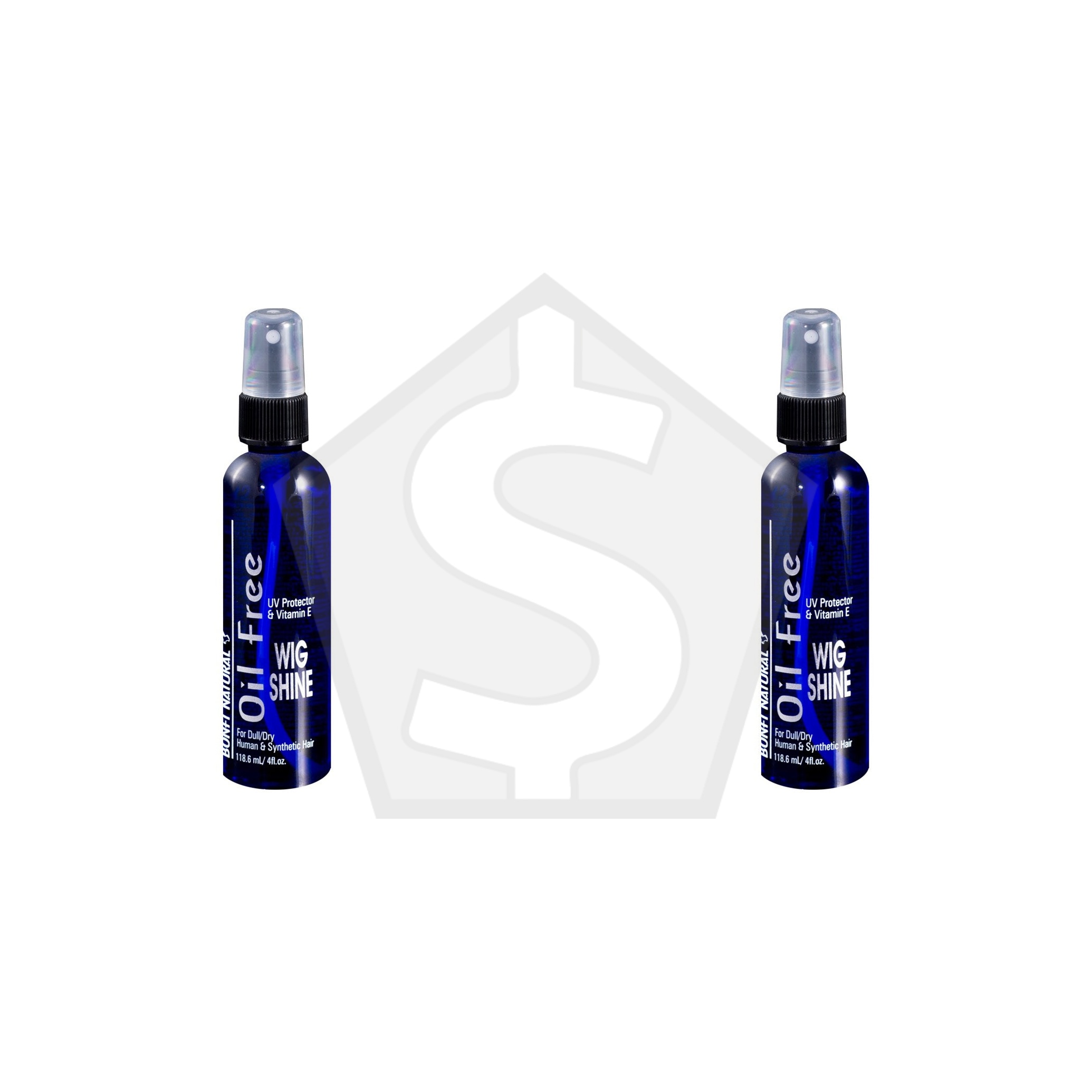 BONFI NATURAL Oil Free Wig Shine - 4oz - Pack of 2