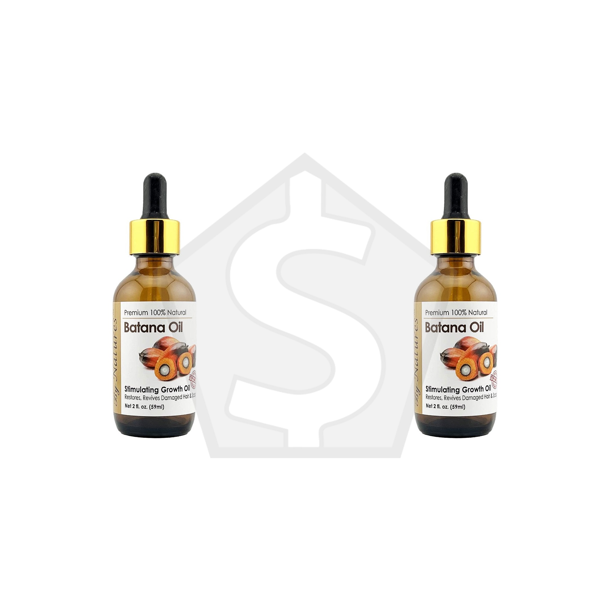 BY NATURES Premium Batana Oil (2oz) - Pack of 2