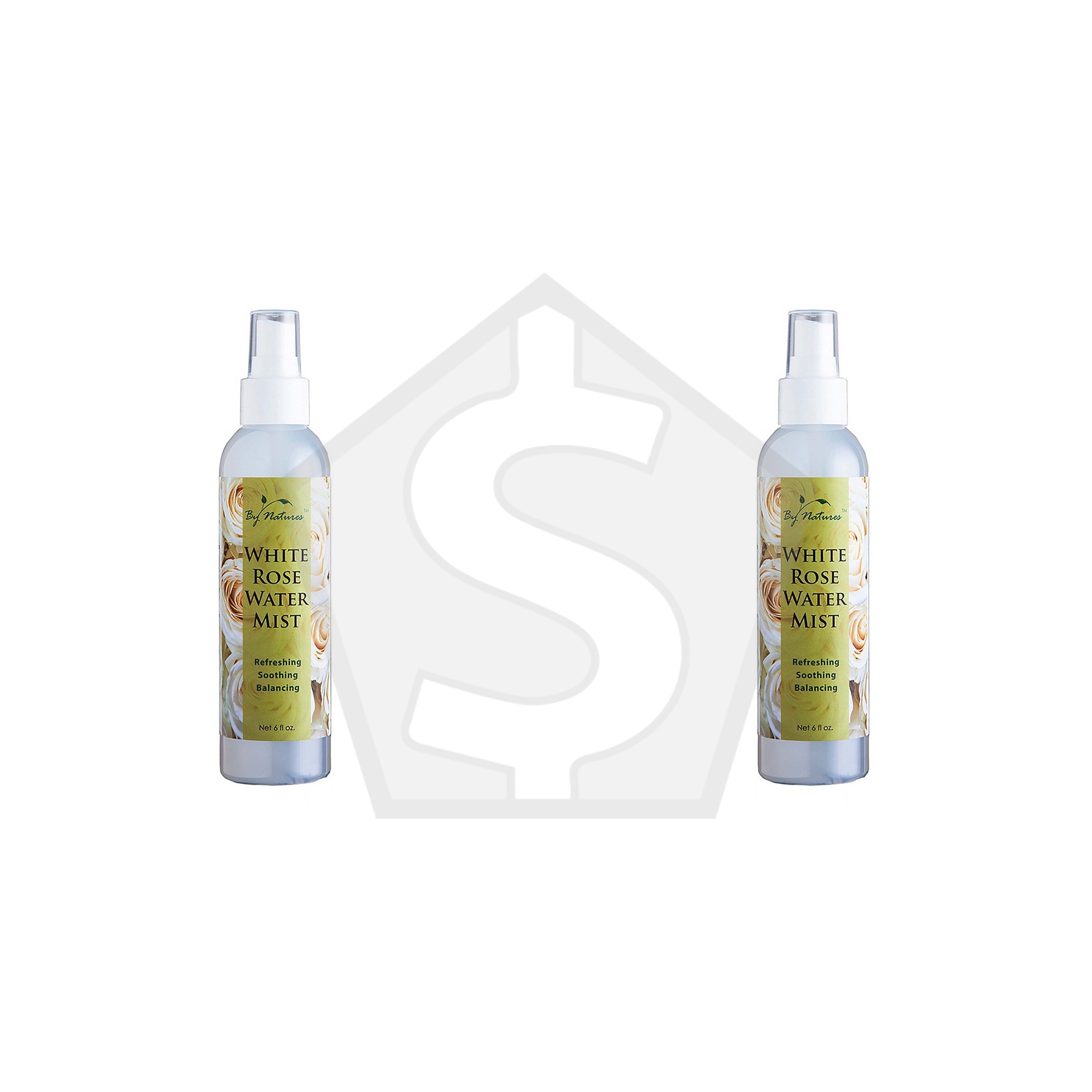 BY NATURES White Rose Water Mist (6oz) - Pack of 2