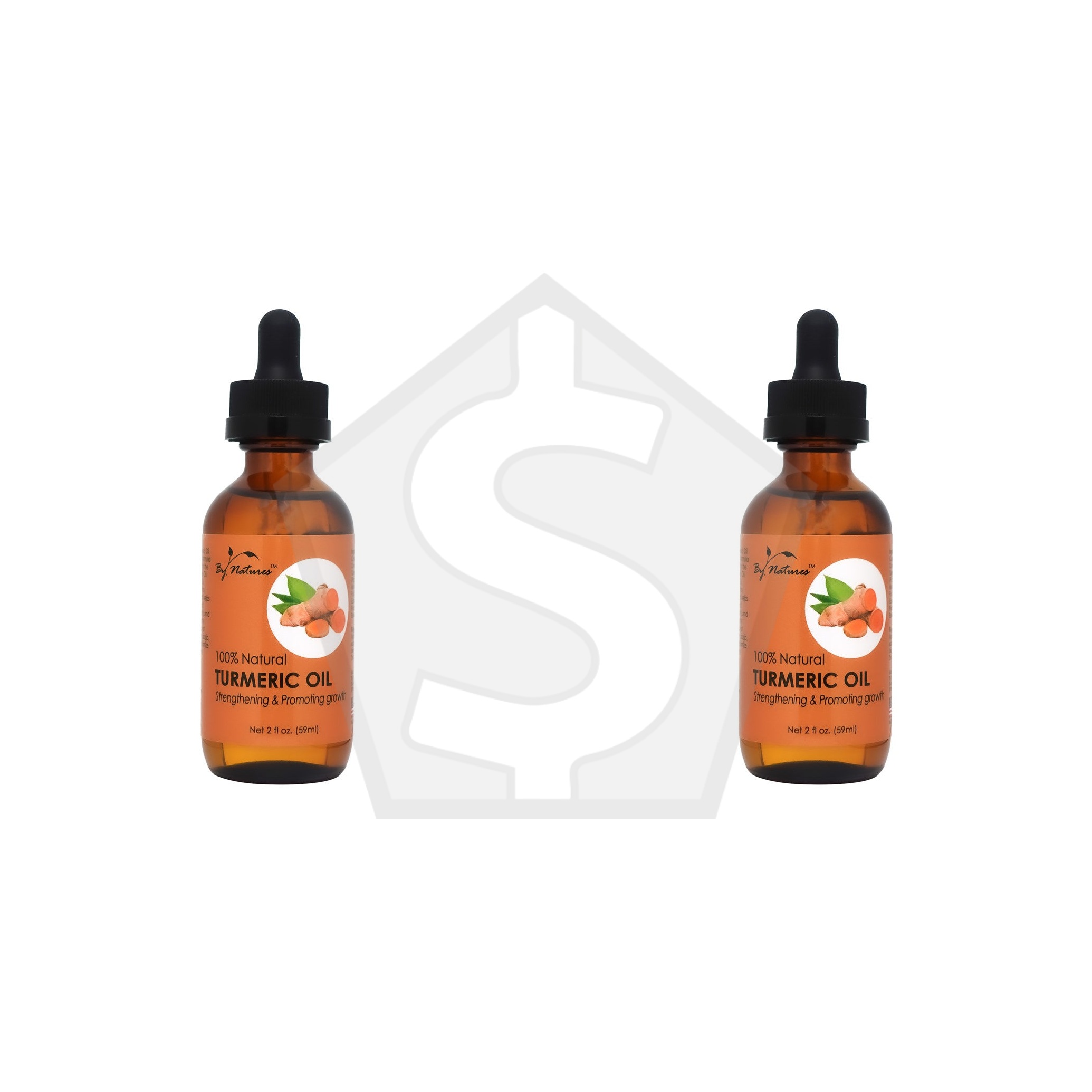 BY NATURES Turmeric Oil (2oz) - Pack of 2