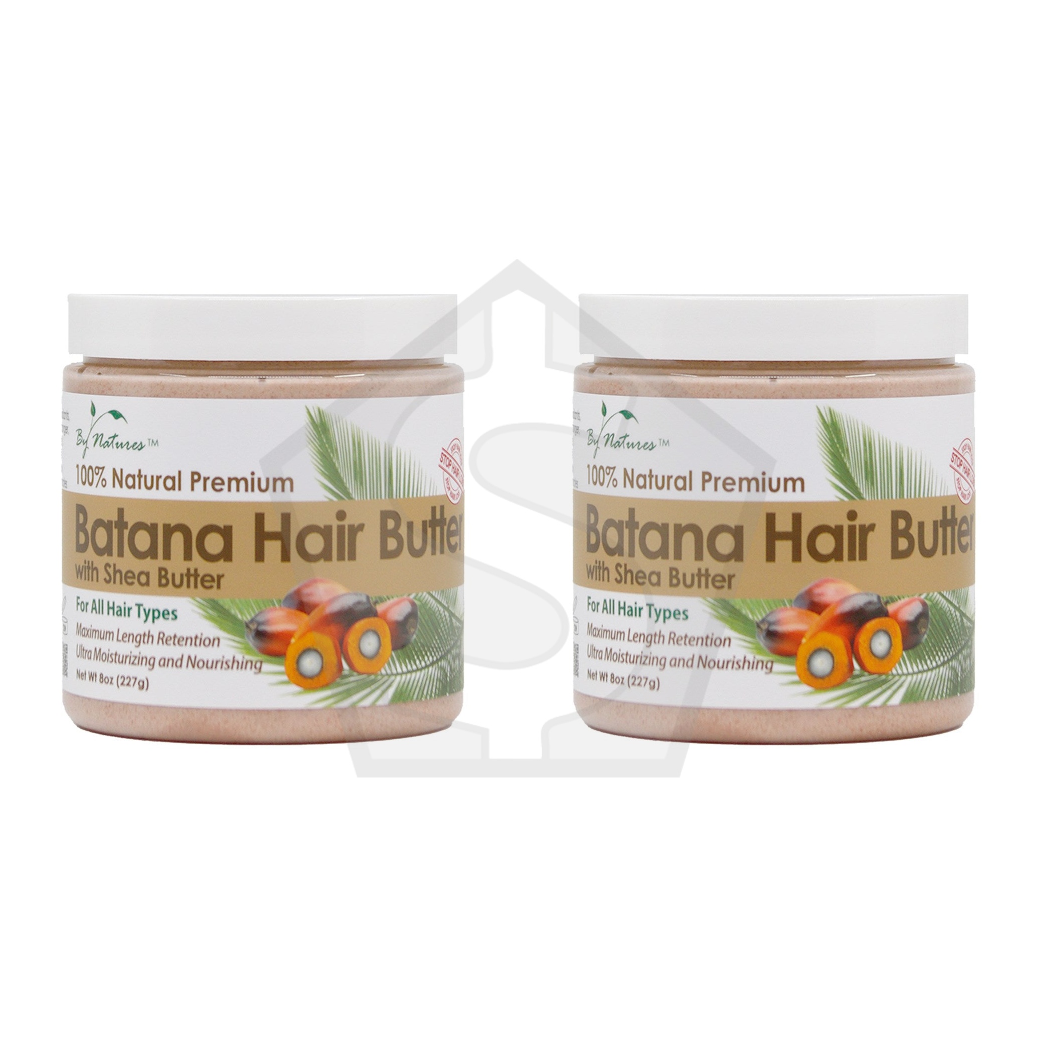 BY NATURES Batana Hair Butter (8oz) - Pack of 2