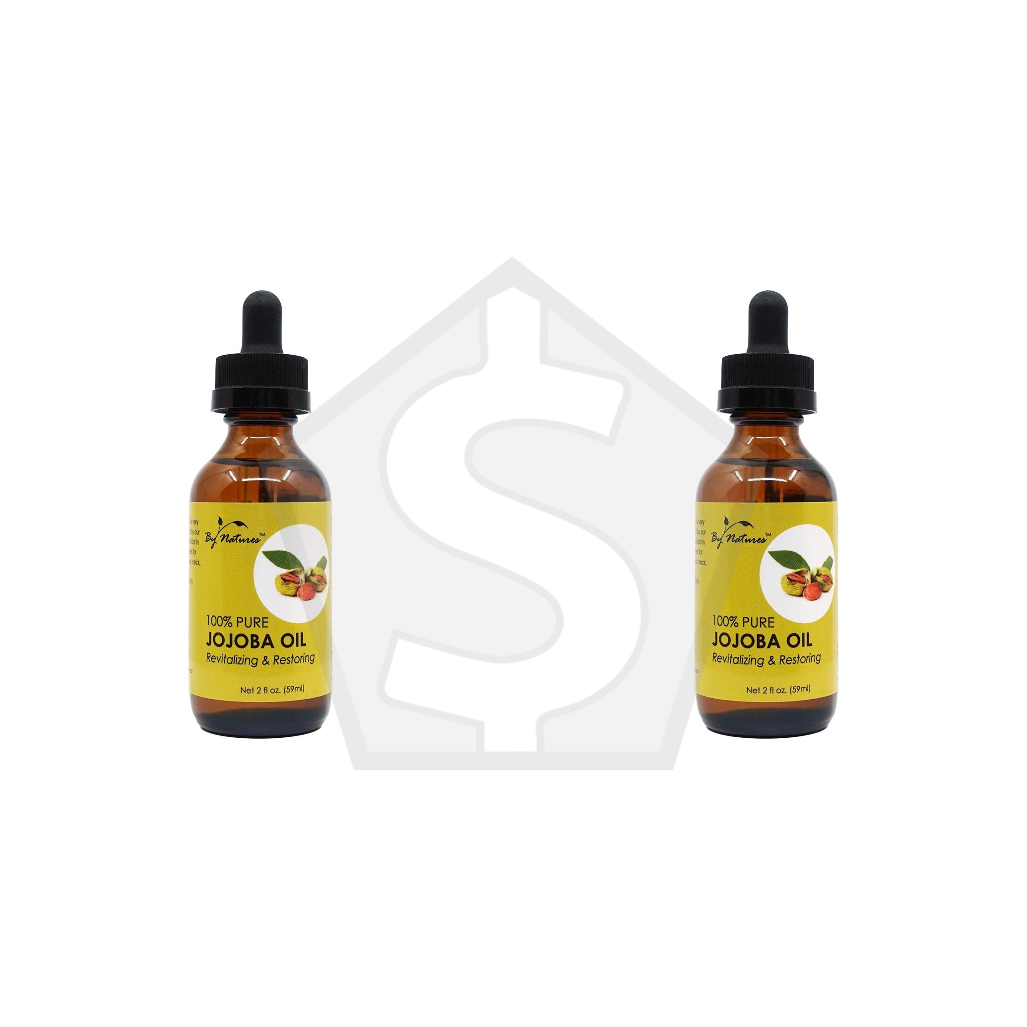 BY NATURES 100% Pure Jojoba Oil (2oz) - Pack of 2