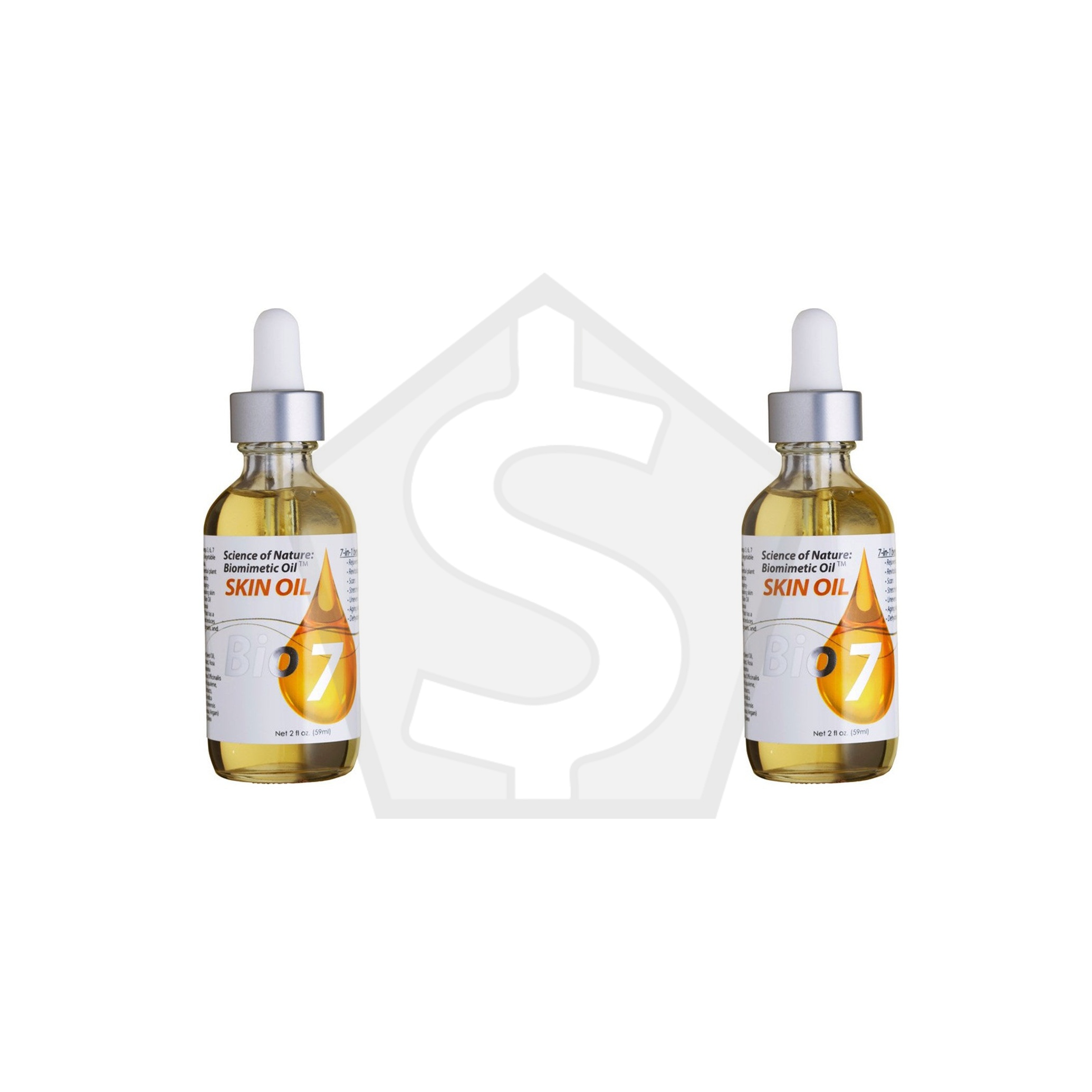 BY NATURES Bio 7 Biomimetic Skin Oil (2oz) - Pack of 2
