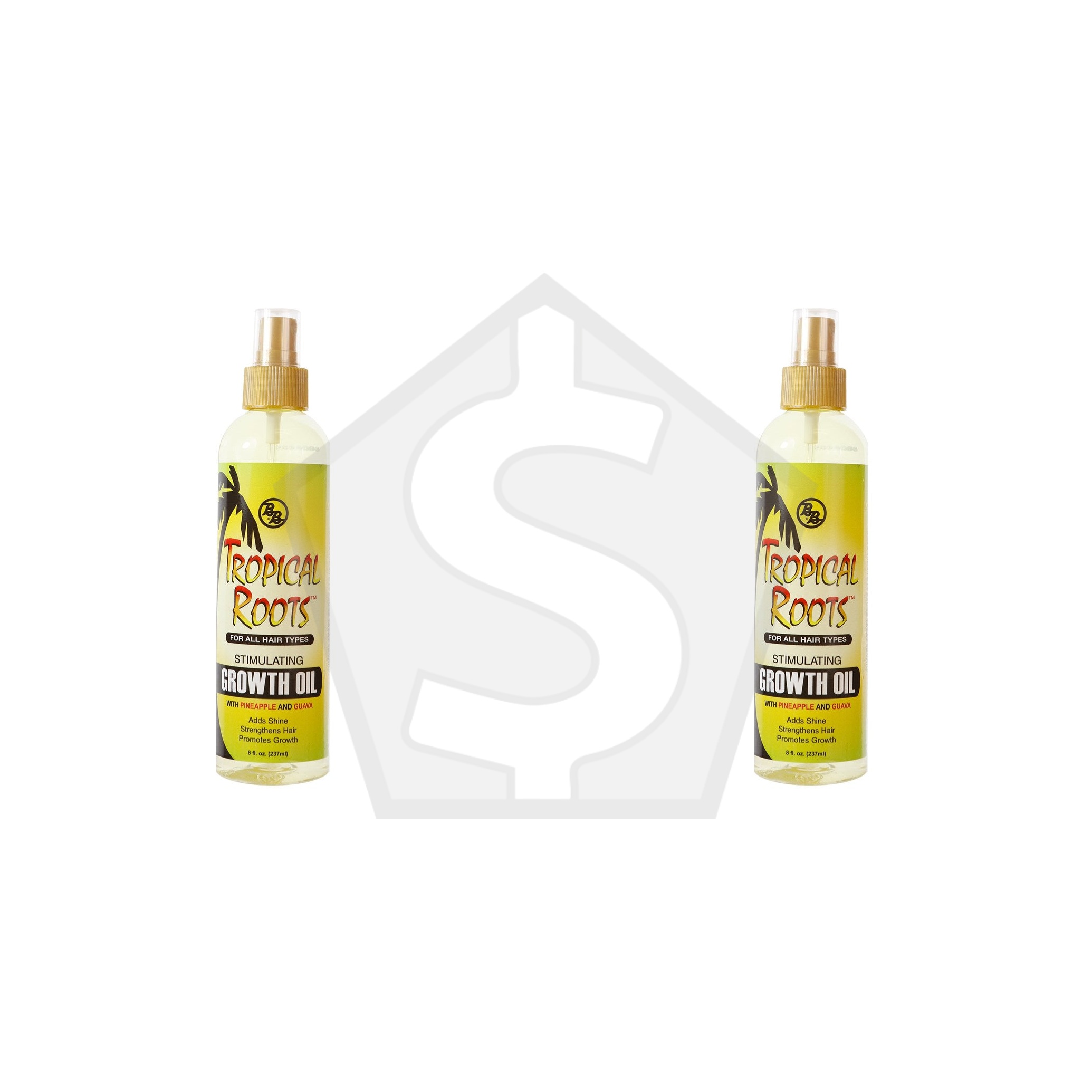 Bundle of 2 - BRONNER BROTHERS Tropical Roots Stimulating Growth Oil (8oz)