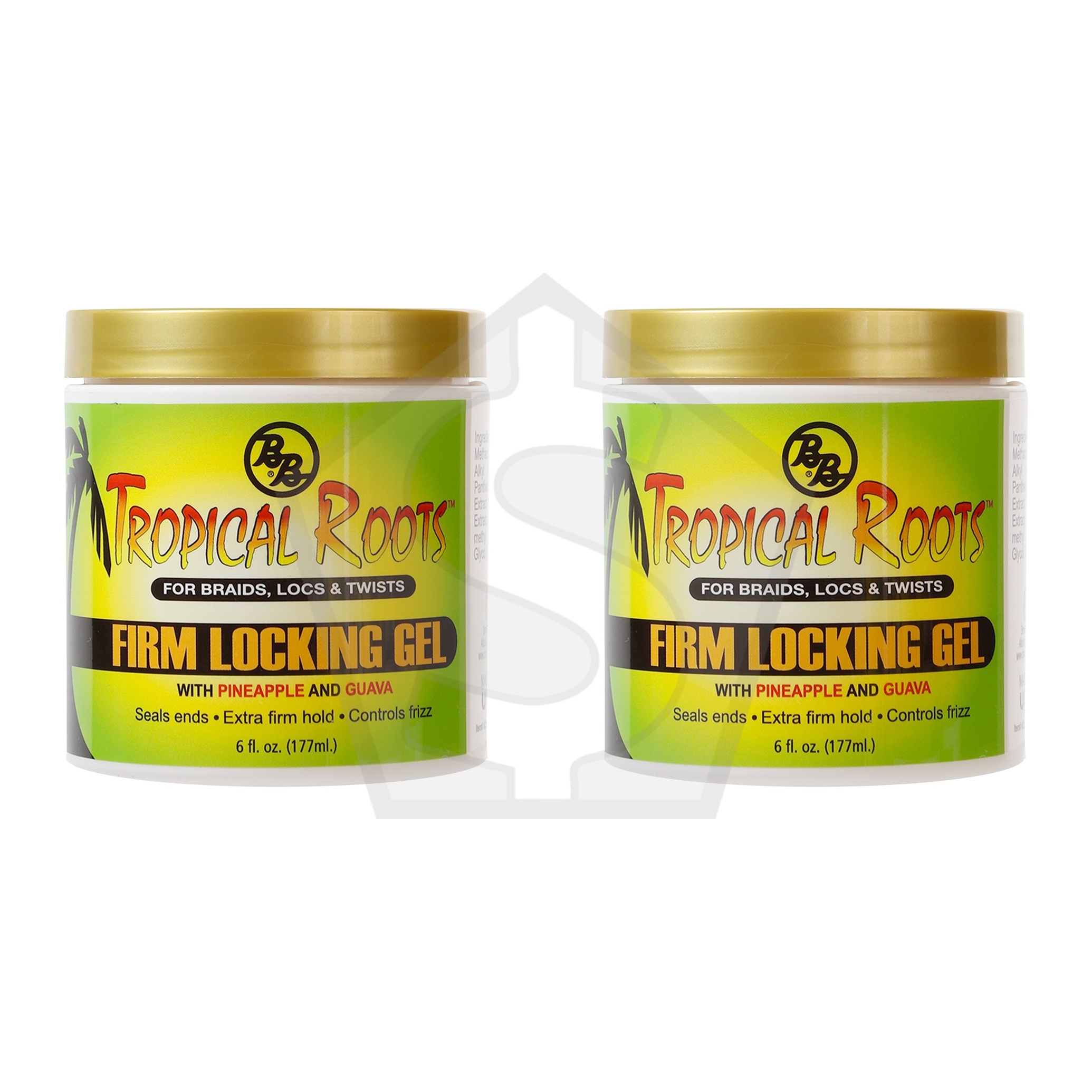 Bundle of 2 - BRONNER BROTHERS Tropical Roots Firm Locking Gel (6oz)