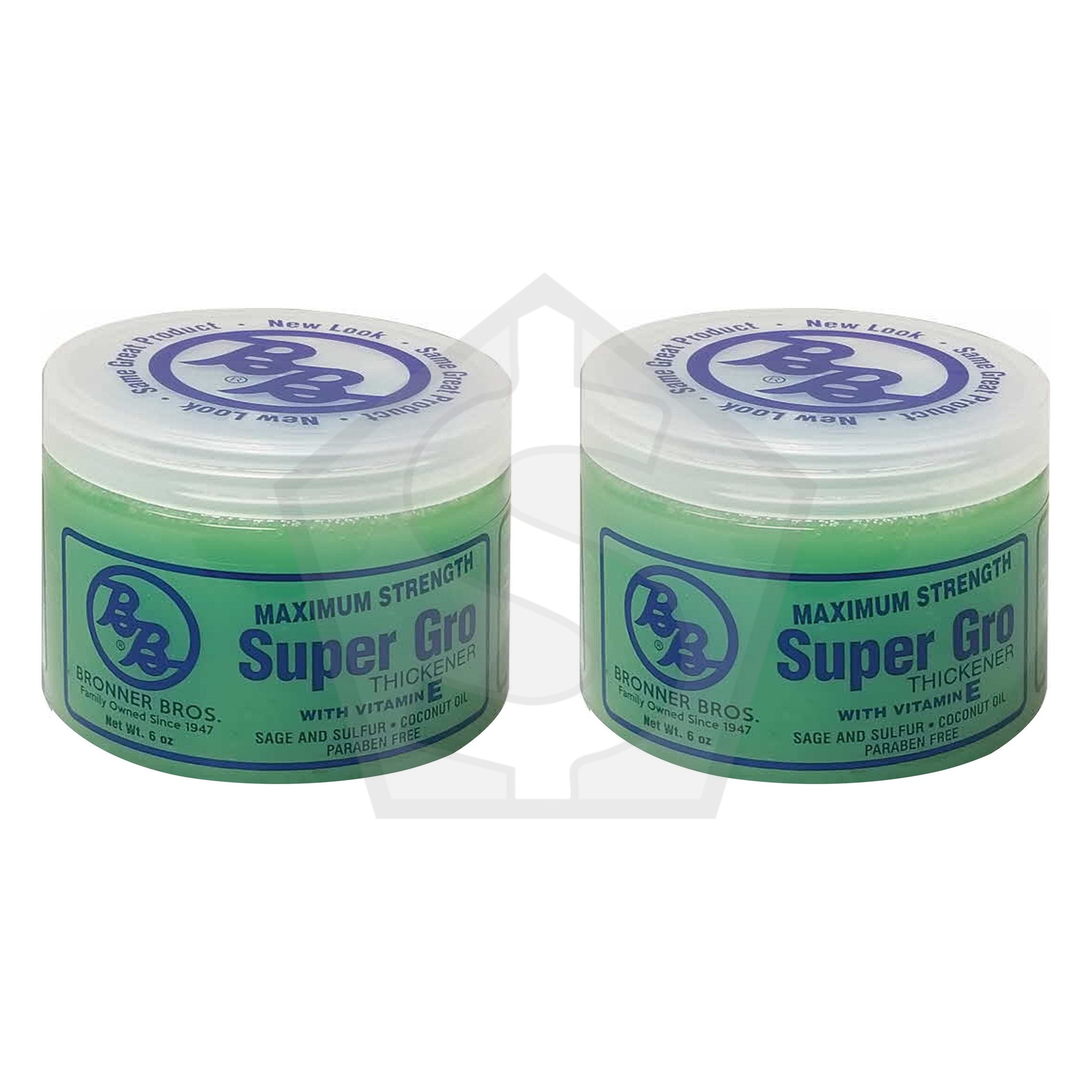 BRONNER BROTHERS Super Gro [Maximum Strength] (6oz) - Pack of 2