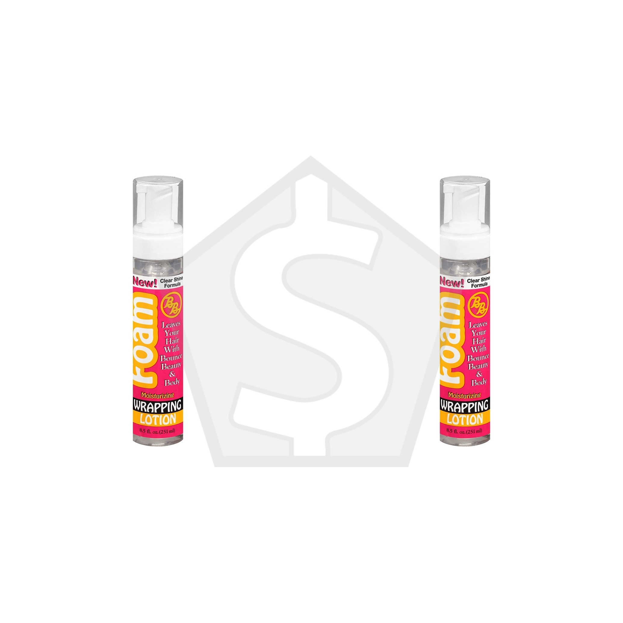 Bundle of 2 - BRONNER BROTHERS Foam Wrapping Lotion (8.5oz)