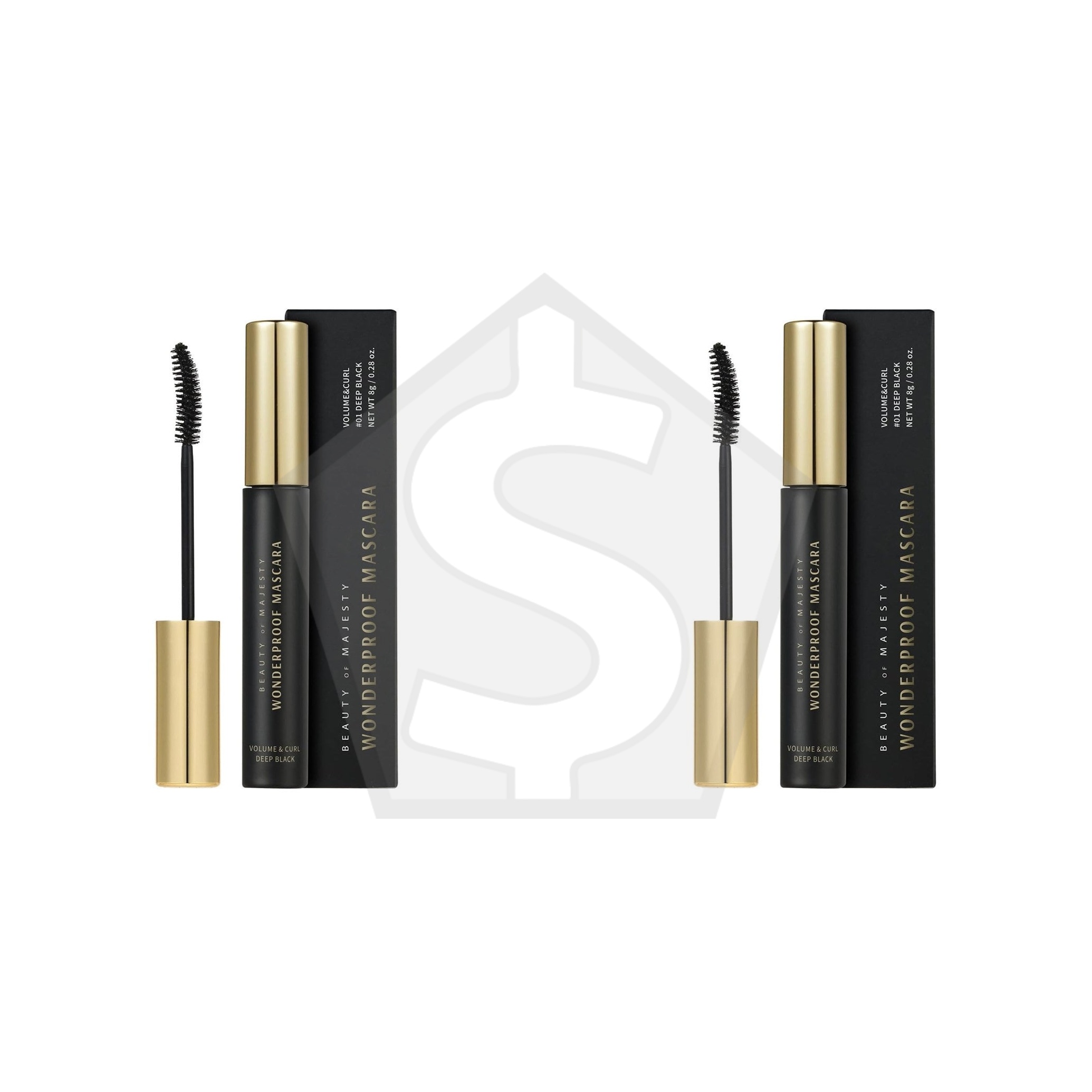 B.O.M Wonderproof Mascara (0.28oz) - Pack of 2