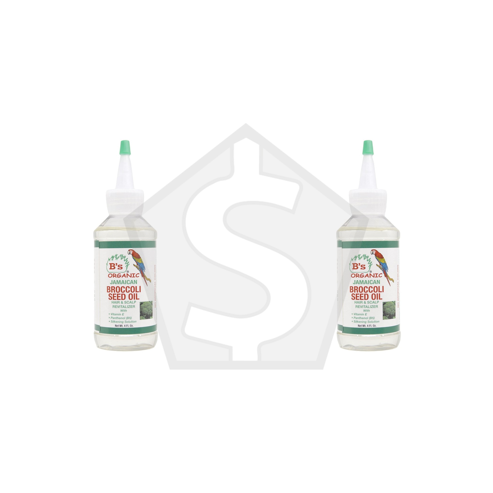 B'S ORGANIC Jamaican Broccoli Seed Oil (4oz) - Pack of 2