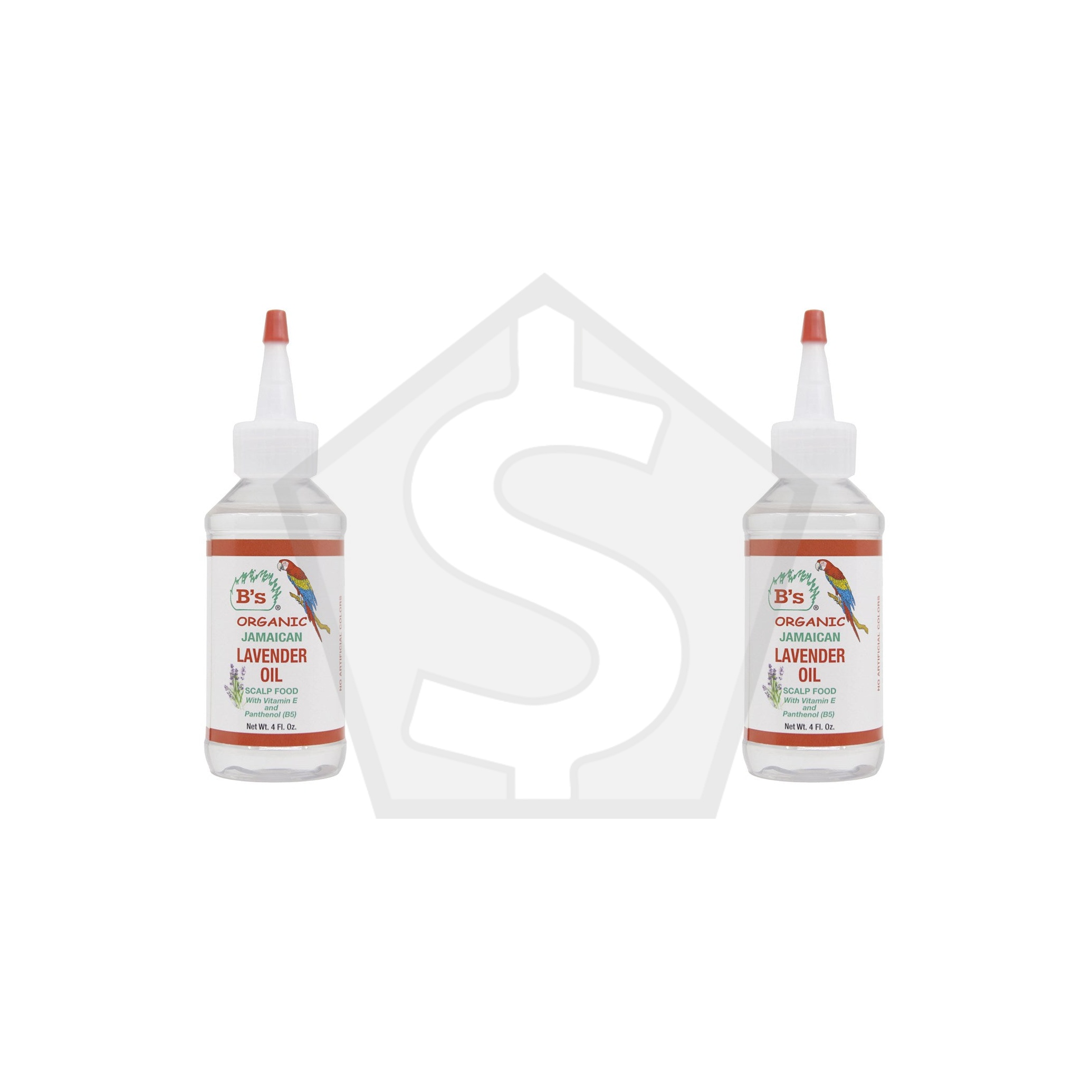 B'S ORGANIC Jamaican Lavender Oil (4oz) - Pack of 2